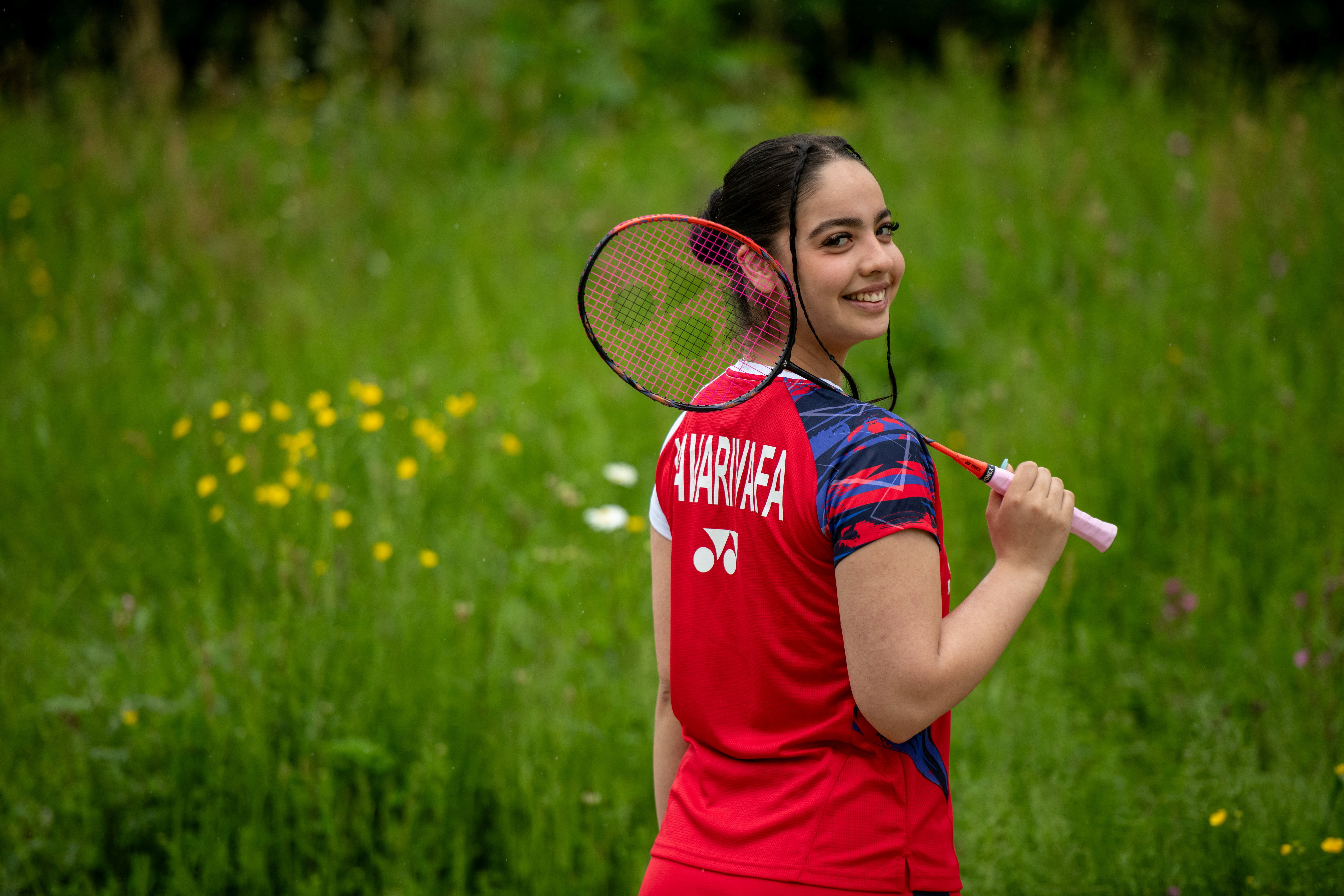 Dorsa Yavarivafa, badminton player selected to represent the IOC Refugee Olympic Team