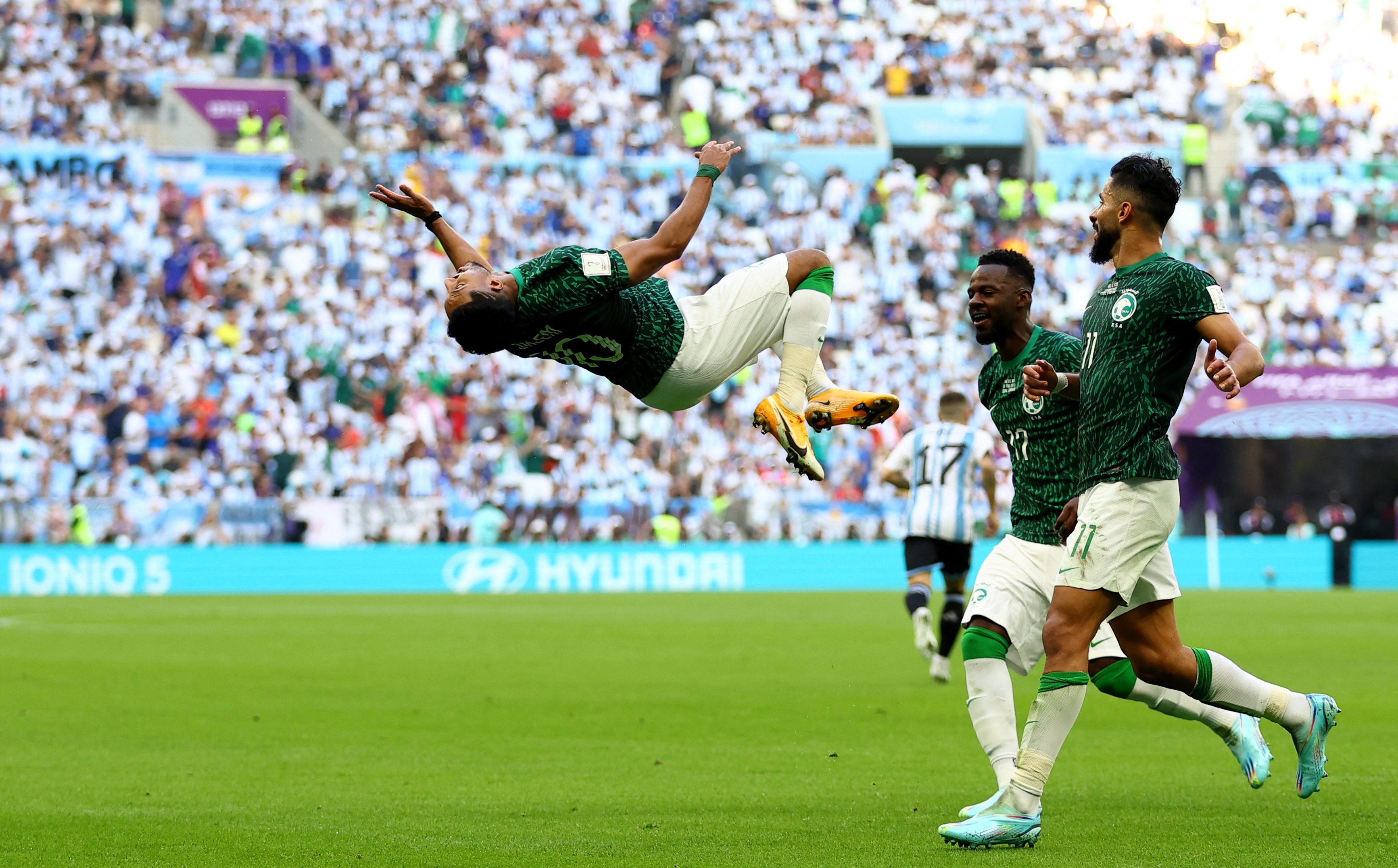 Saudis enjoy image boost from shock win over Argentina