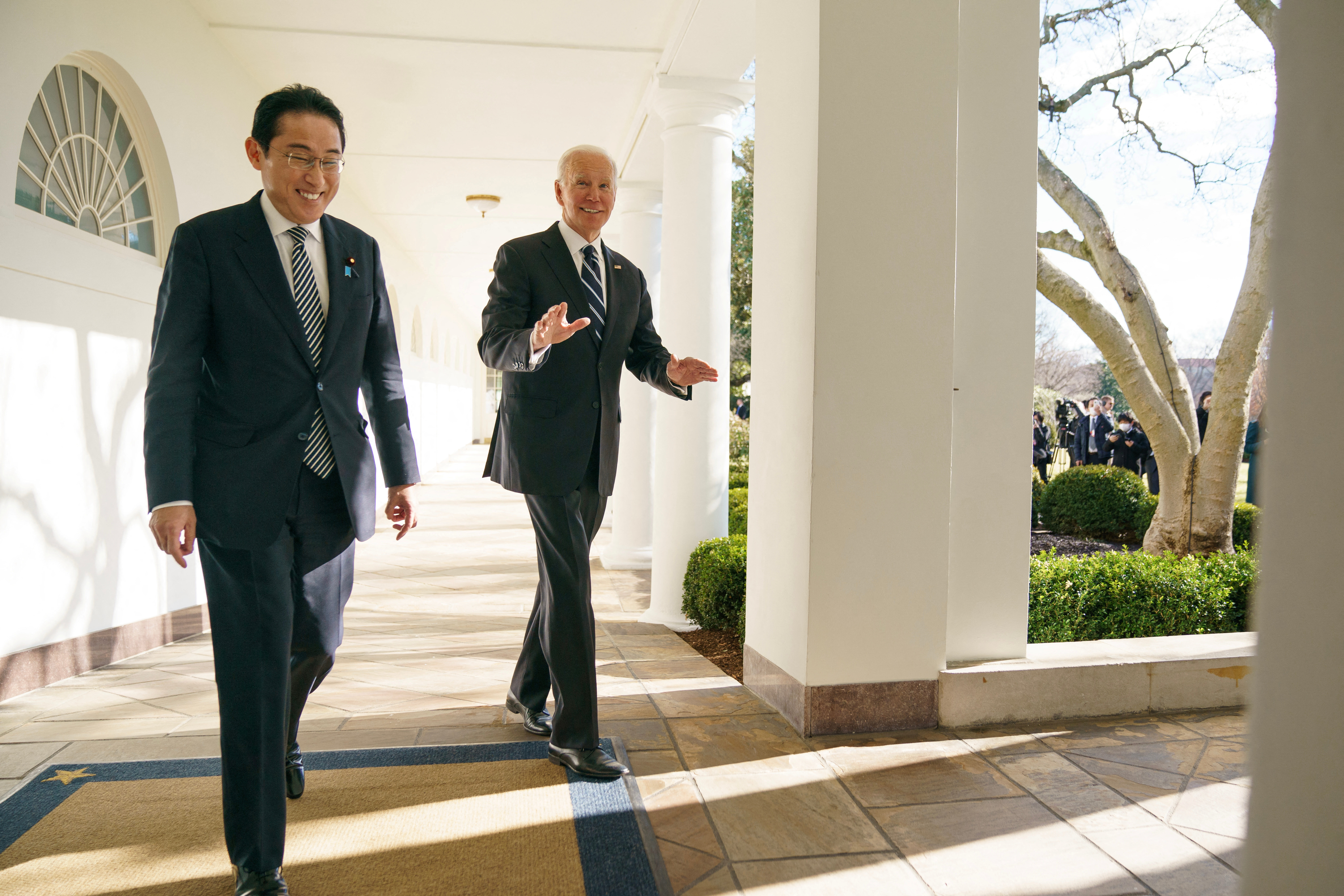 Japanese Prime Minister Fumio Kishida visits Washington