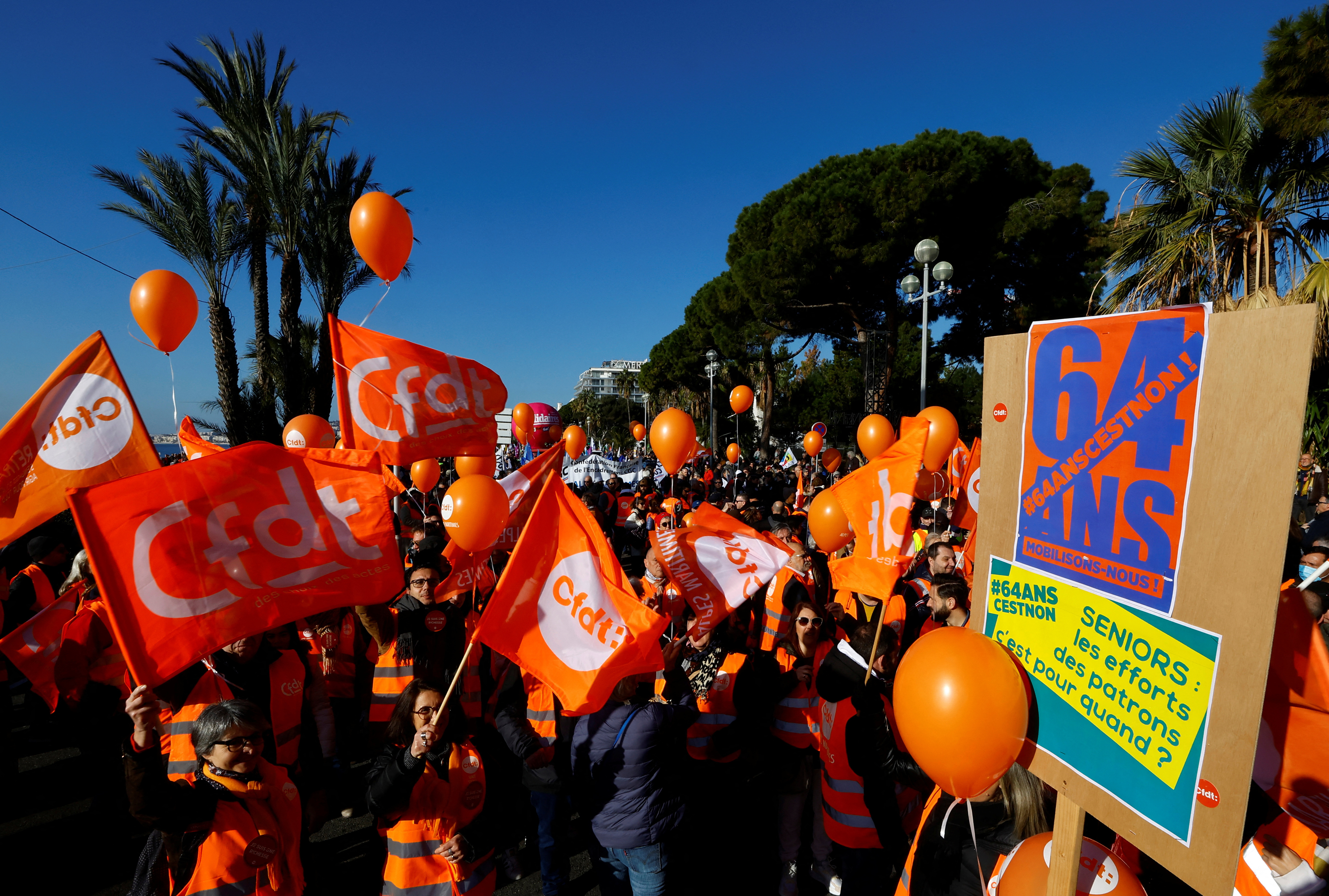 Nationwide strike in France against pension reform