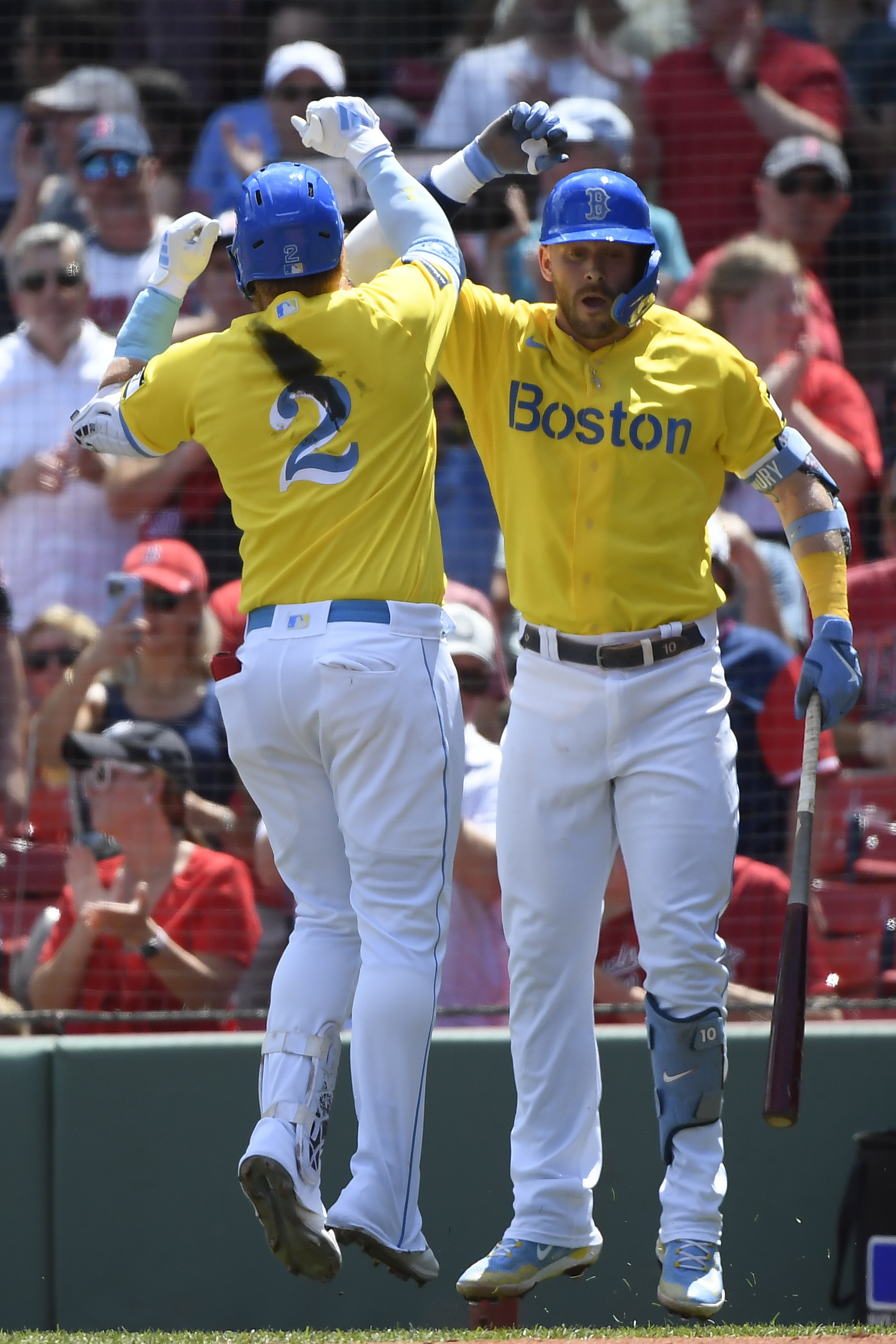 Story's big day, Duvall's three-run homer power Red Sox past