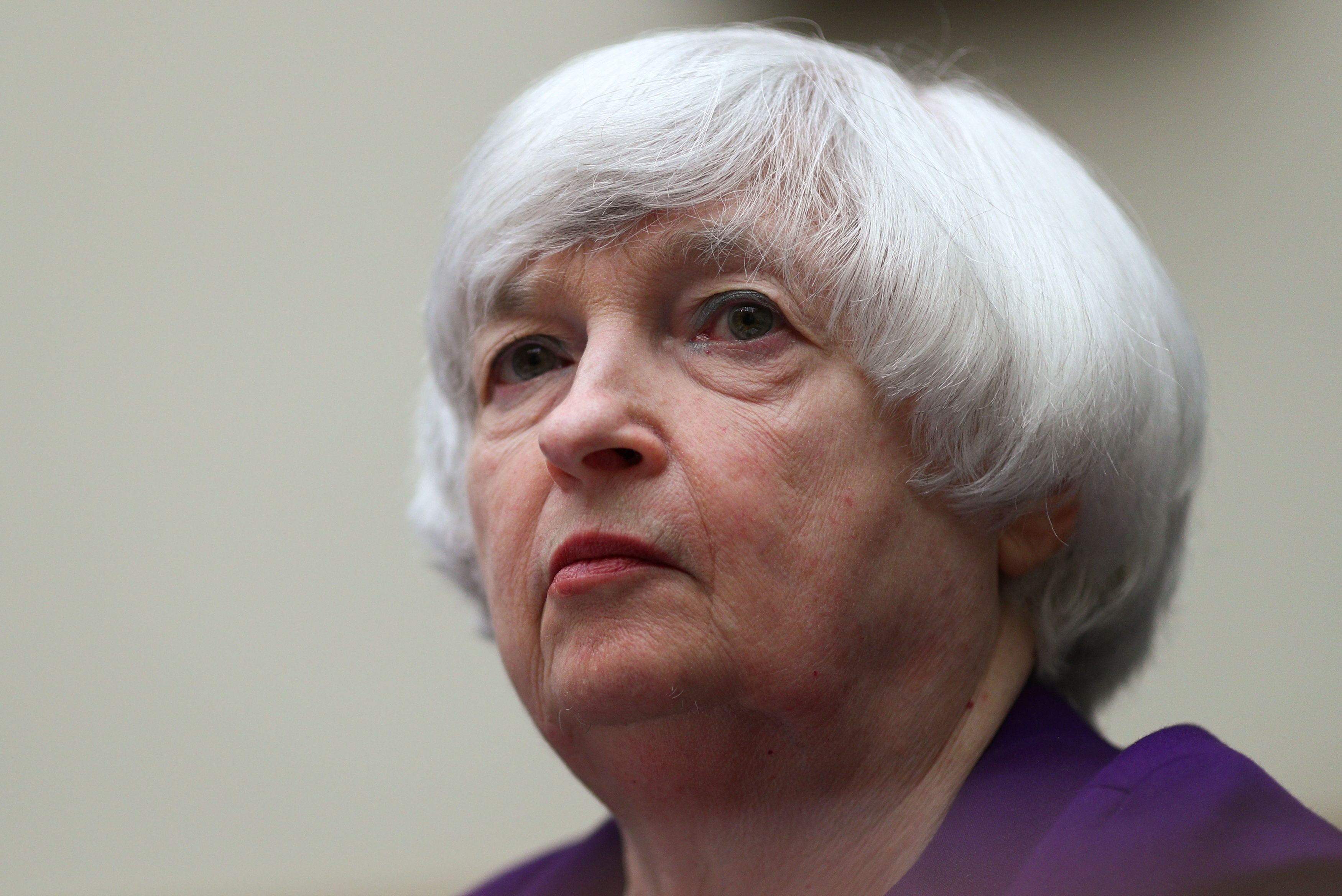 U.S. Treasury Secretary Janet Yellen testifies before a House Financial Services Committee hearing on 
