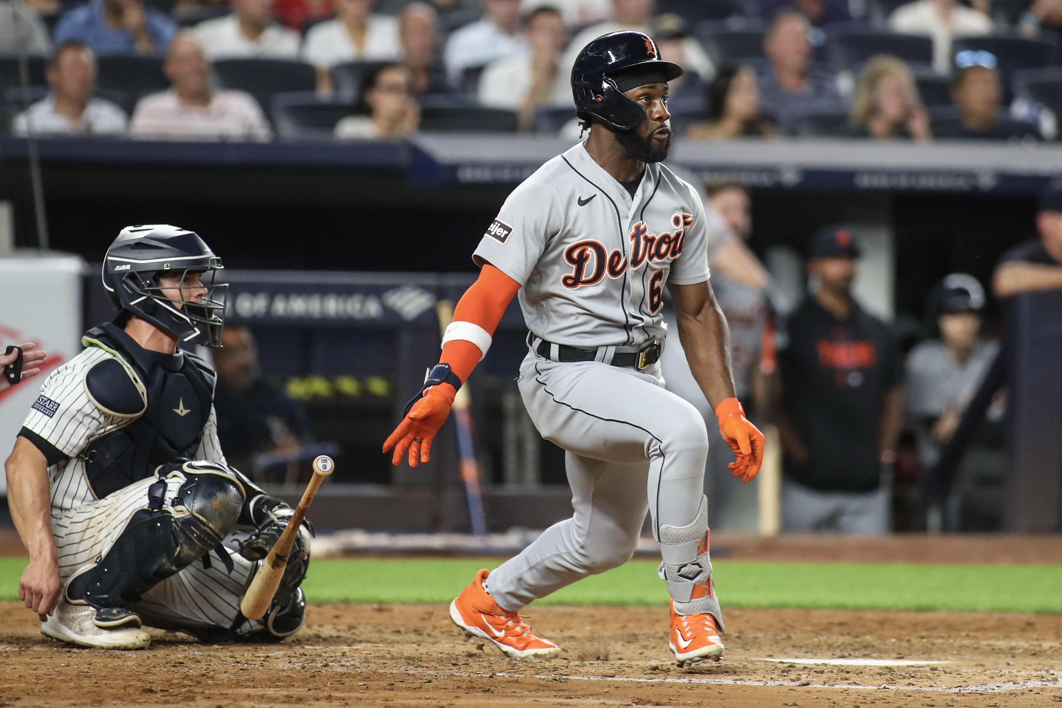 Stanton hits his 400th home run to lead Cole and the Yankees to a 5-1  victory over the Tigers