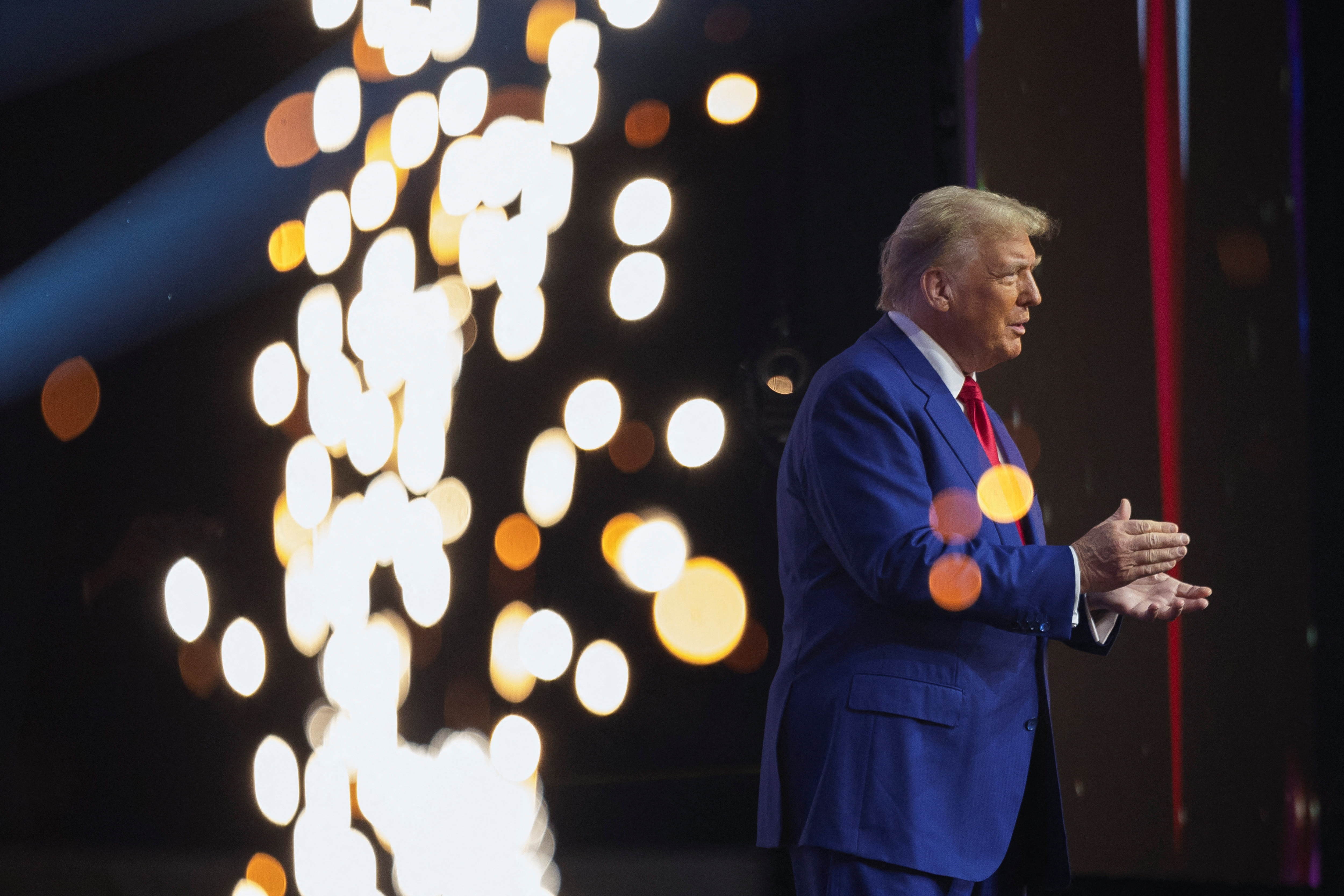 Republican presidential nominee and former U.S. President Trump campaigns in Georgia