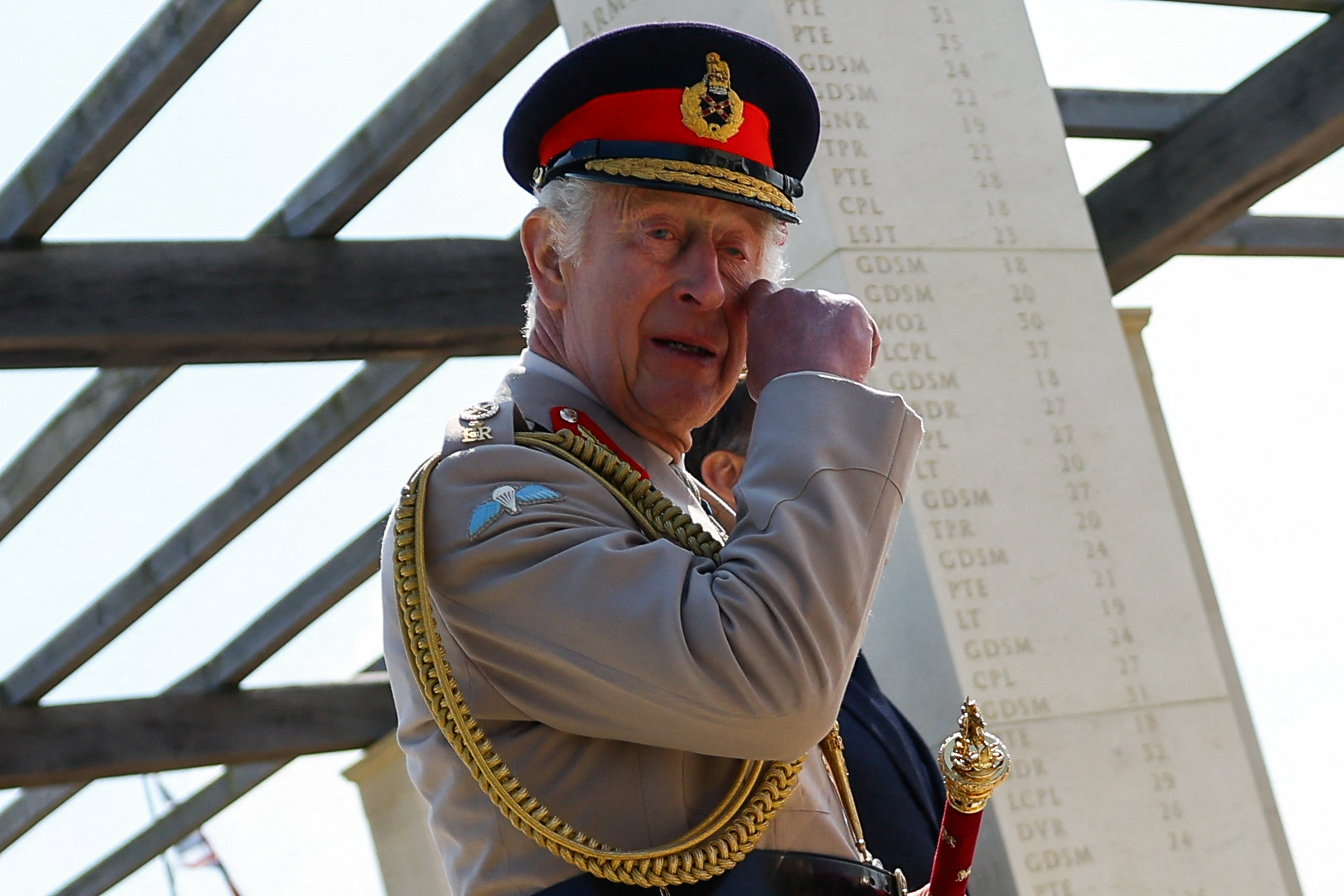 Britain commemorates 80th anniversary of the D-Day at the British Normandy Memorial, in Ver-sur-Mer