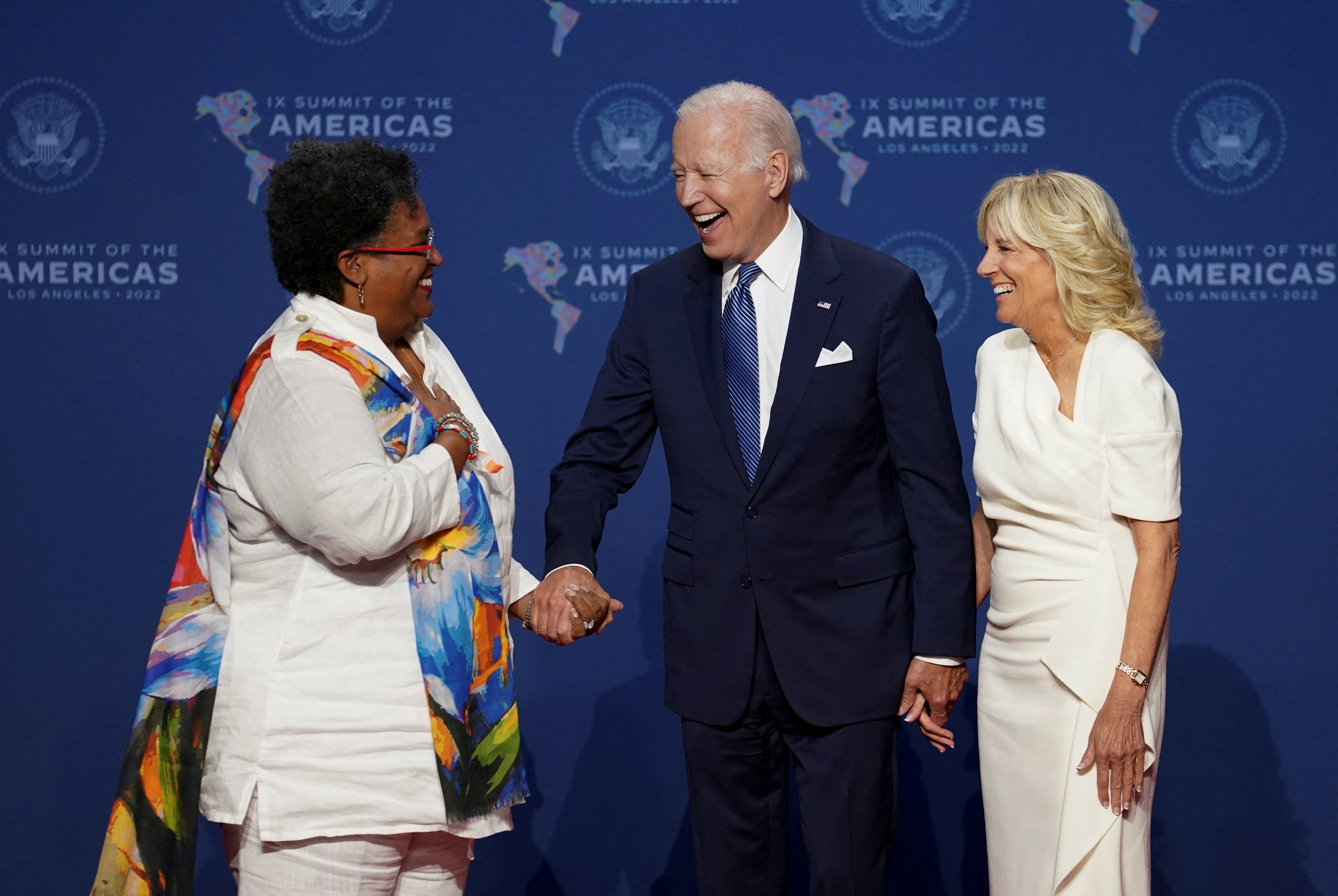 U.S. President Joe Biden welcomes leaders at the Summit of the Americas, in Los Angeles