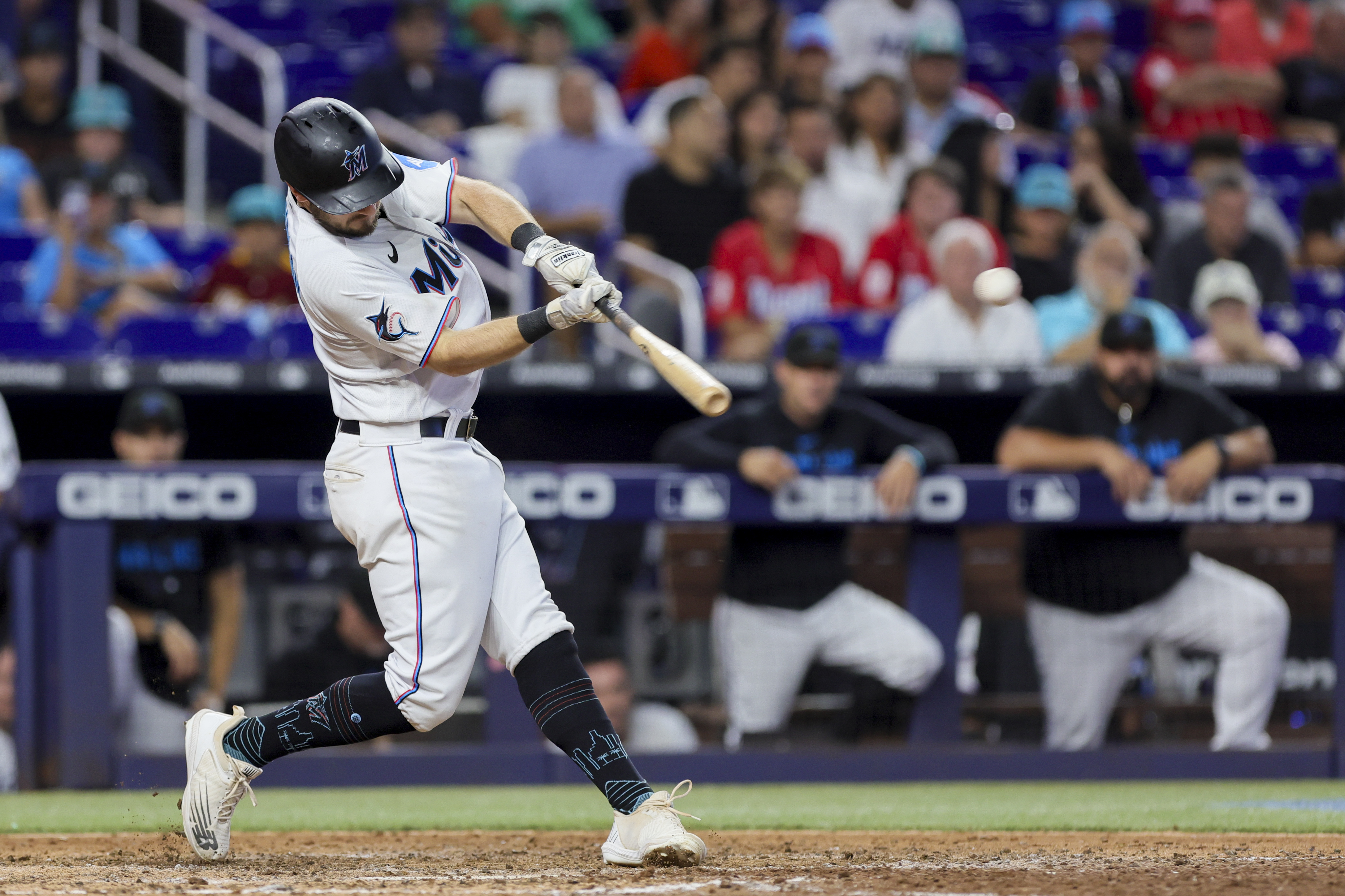 Garrett Cooper's two-run HR (8), 06/13/2023