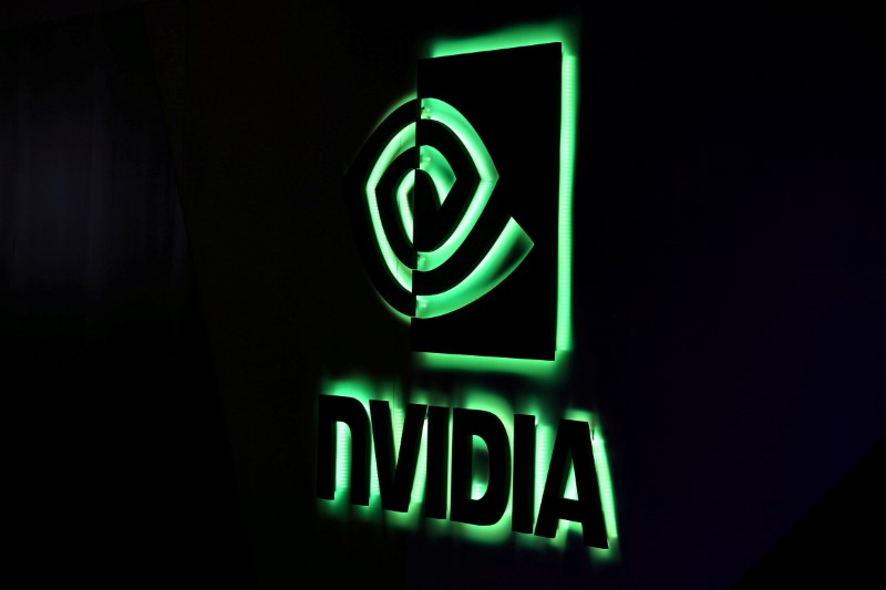 Nvidia logo shown at SIGGRAPH 2017