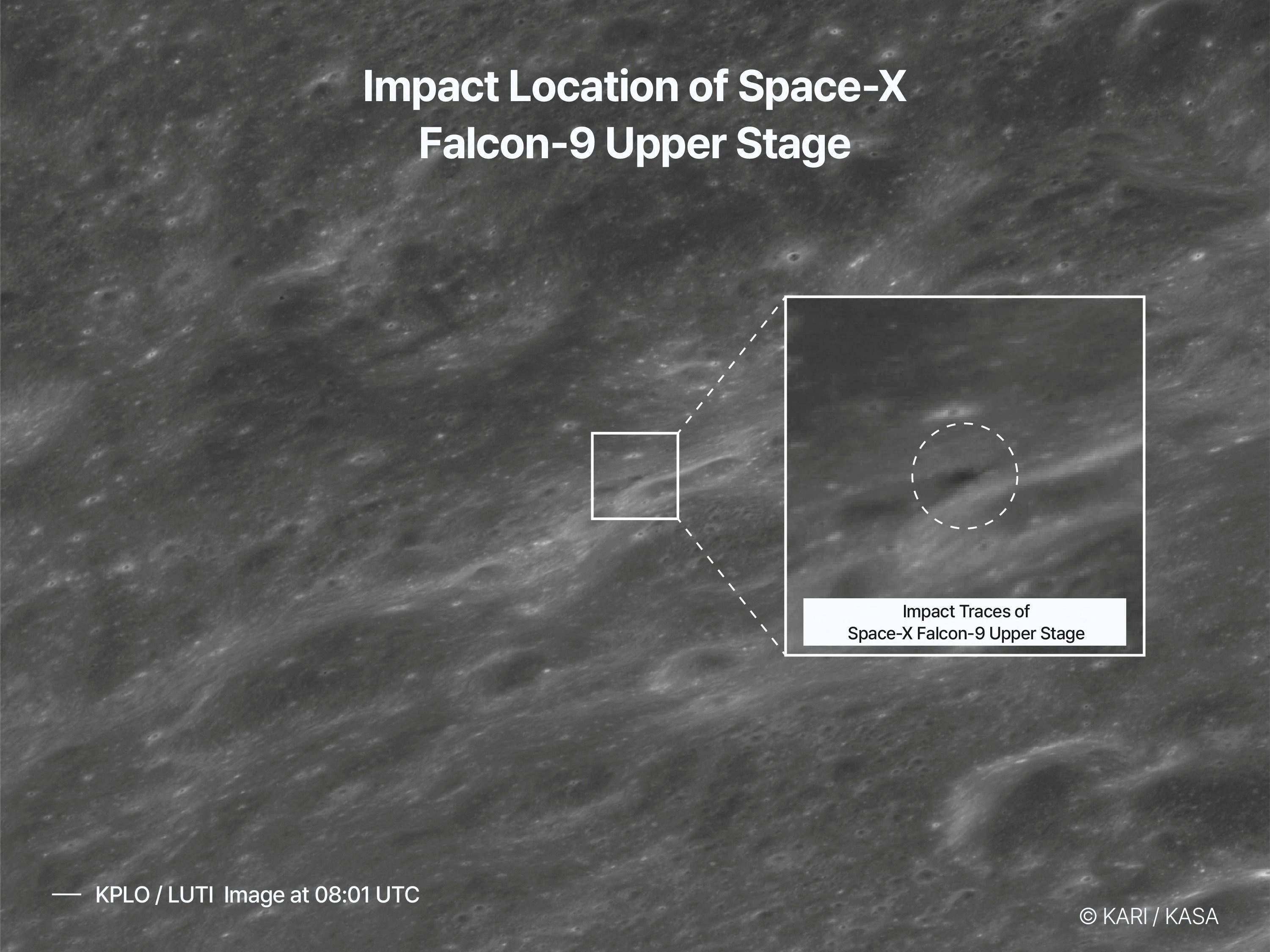 Defunct SpaceX rocket crashes into the moon, kicks up dust | Reuters