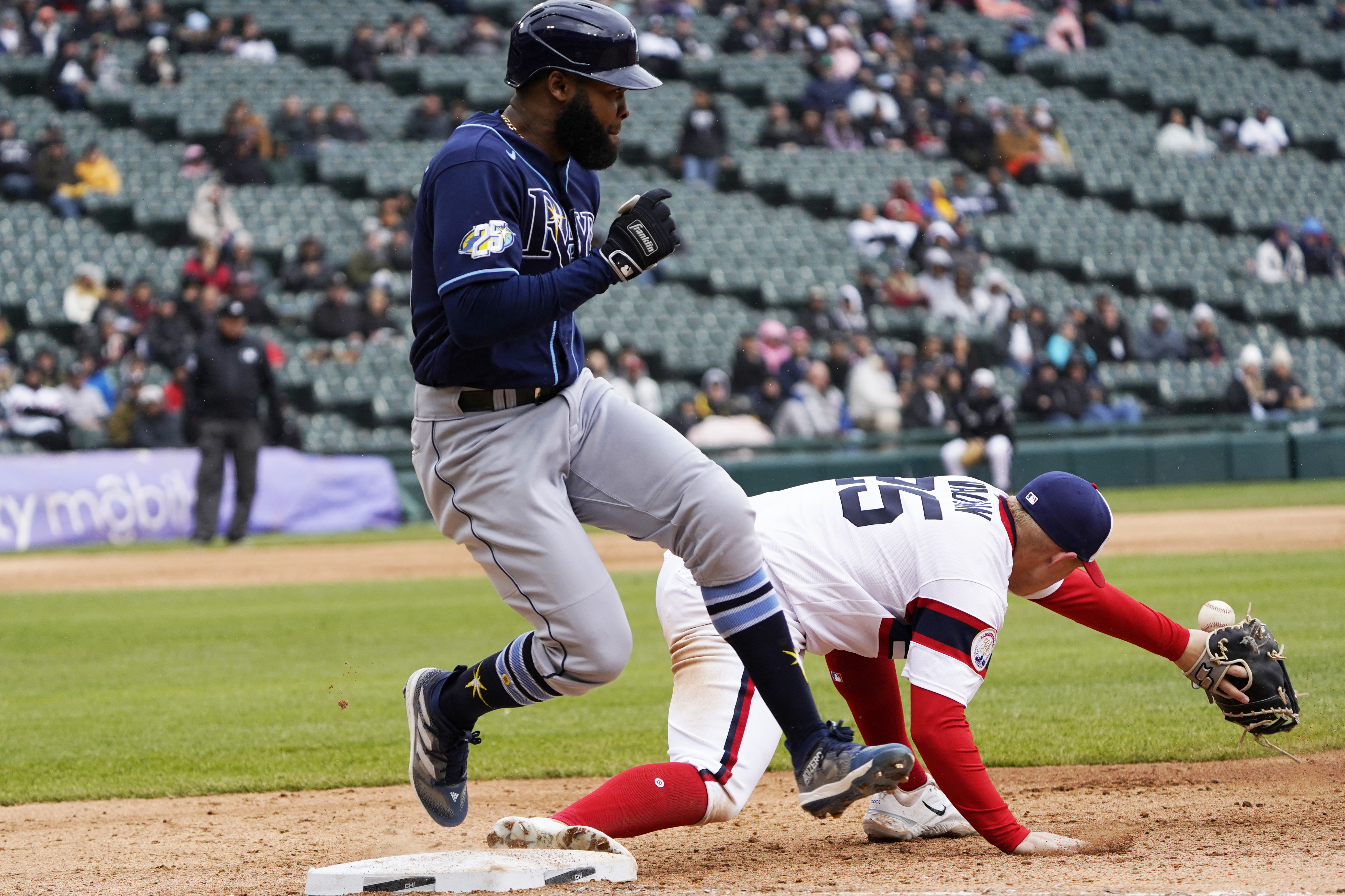 Vaughn, White Sox stop slide with wild 12-9 win against Rays - The San  Diego Union-Tribune