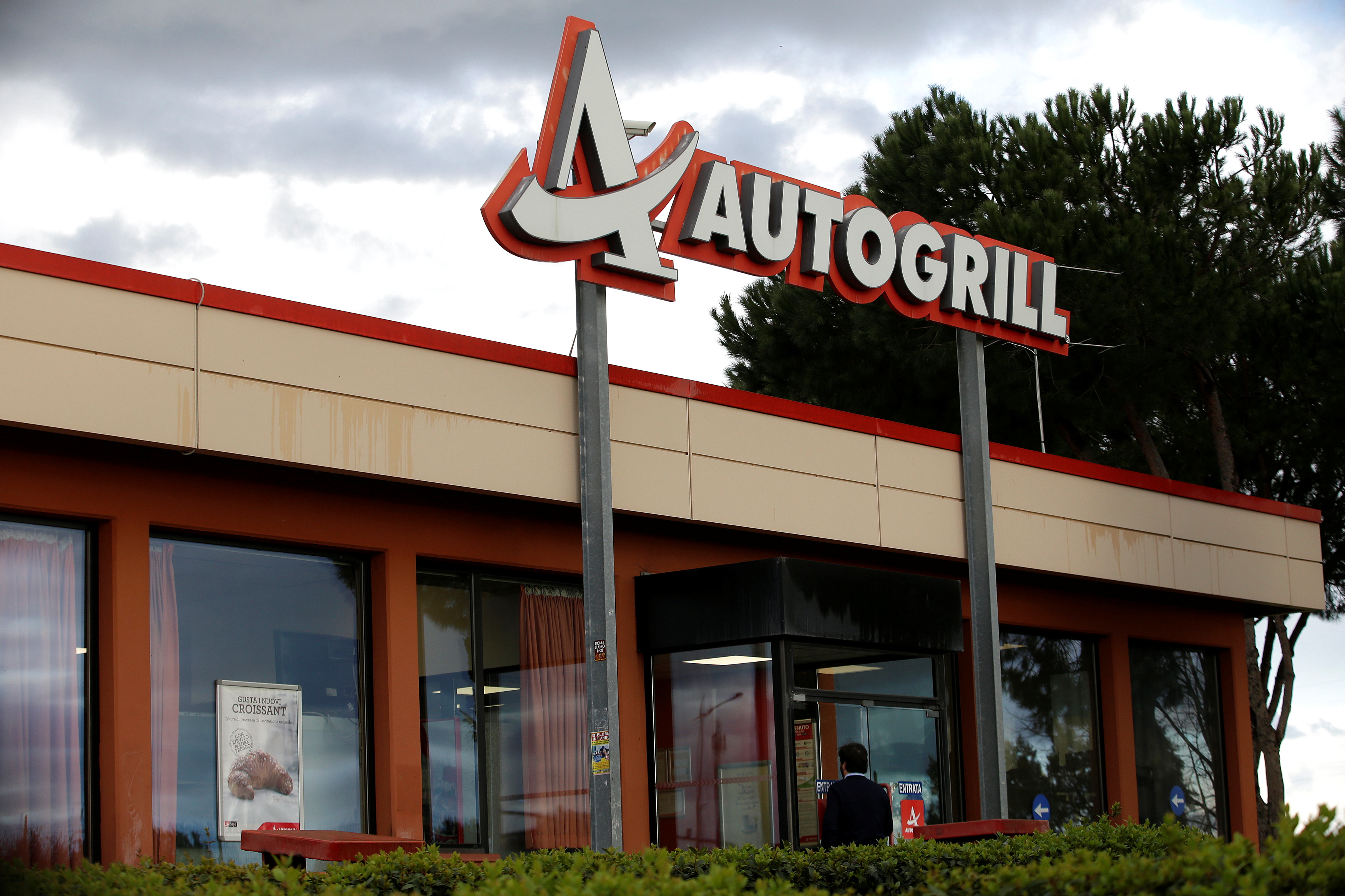 An Autogrill point is seen along the Grande Raccordo Anulare (Great Ring Junction) motorway in Rome