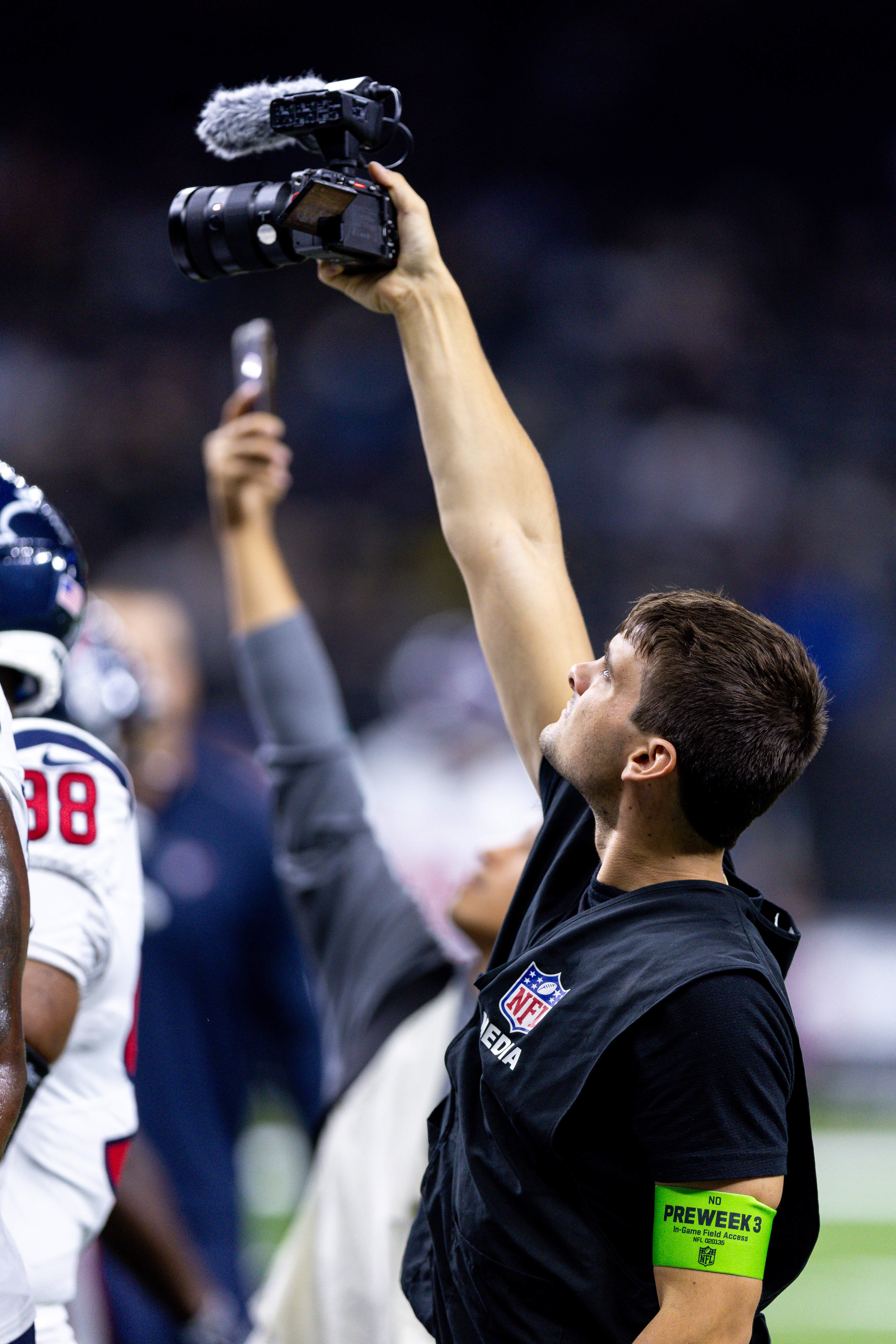 Houston Texans safety Torri Williams (42) is pictured prior to their preseason  NFL football game against the New Orleans Saints at the Louisiana Superdome  in New Orleans, La., Saturday, Aug. 21, 2010. (