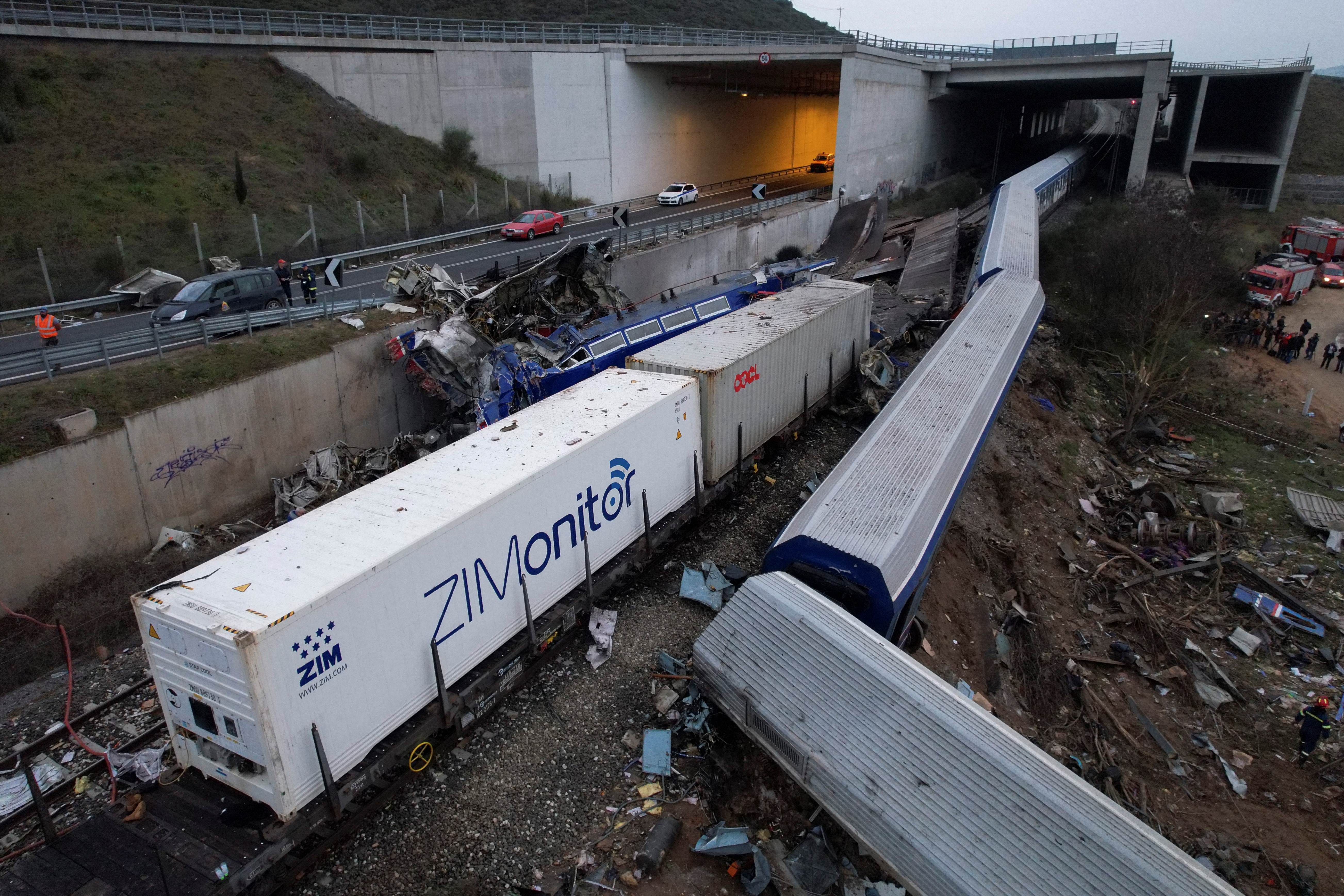 Trains collide near Larissa