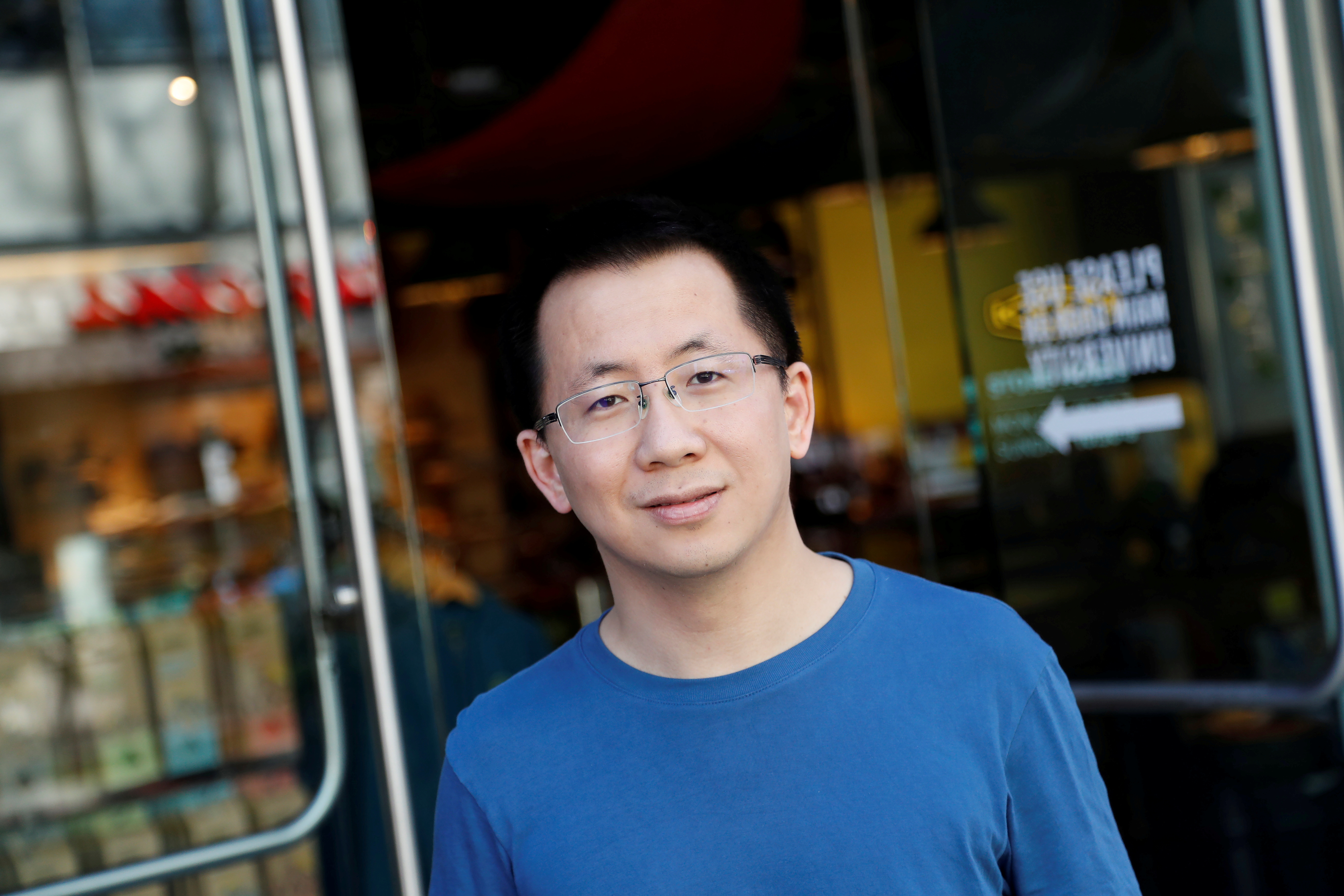 Zhang Yiming, founder and global CEO of ByteDance, poses in Palo Alto, California, U.S., March 4, 2020. REUTERS/Shannon Stapleton