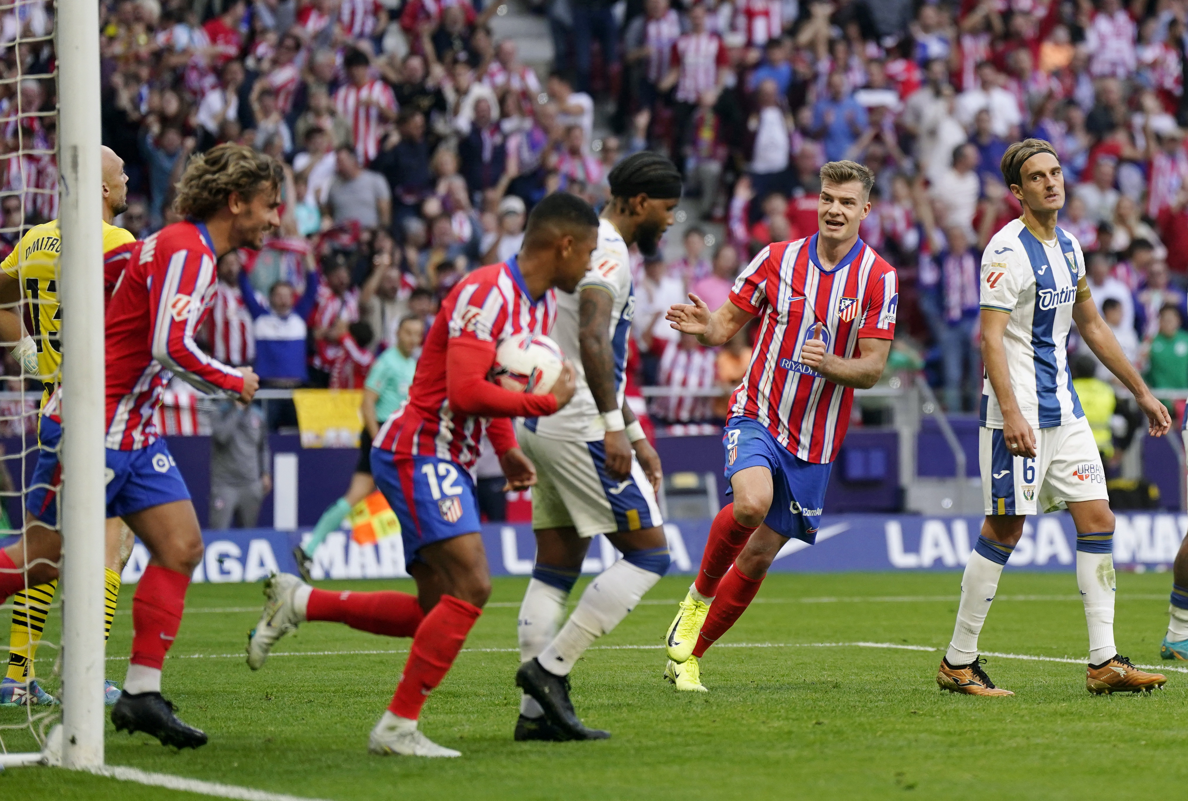 Sorloth double helps Atletico Madrid to 31 win over Leganes