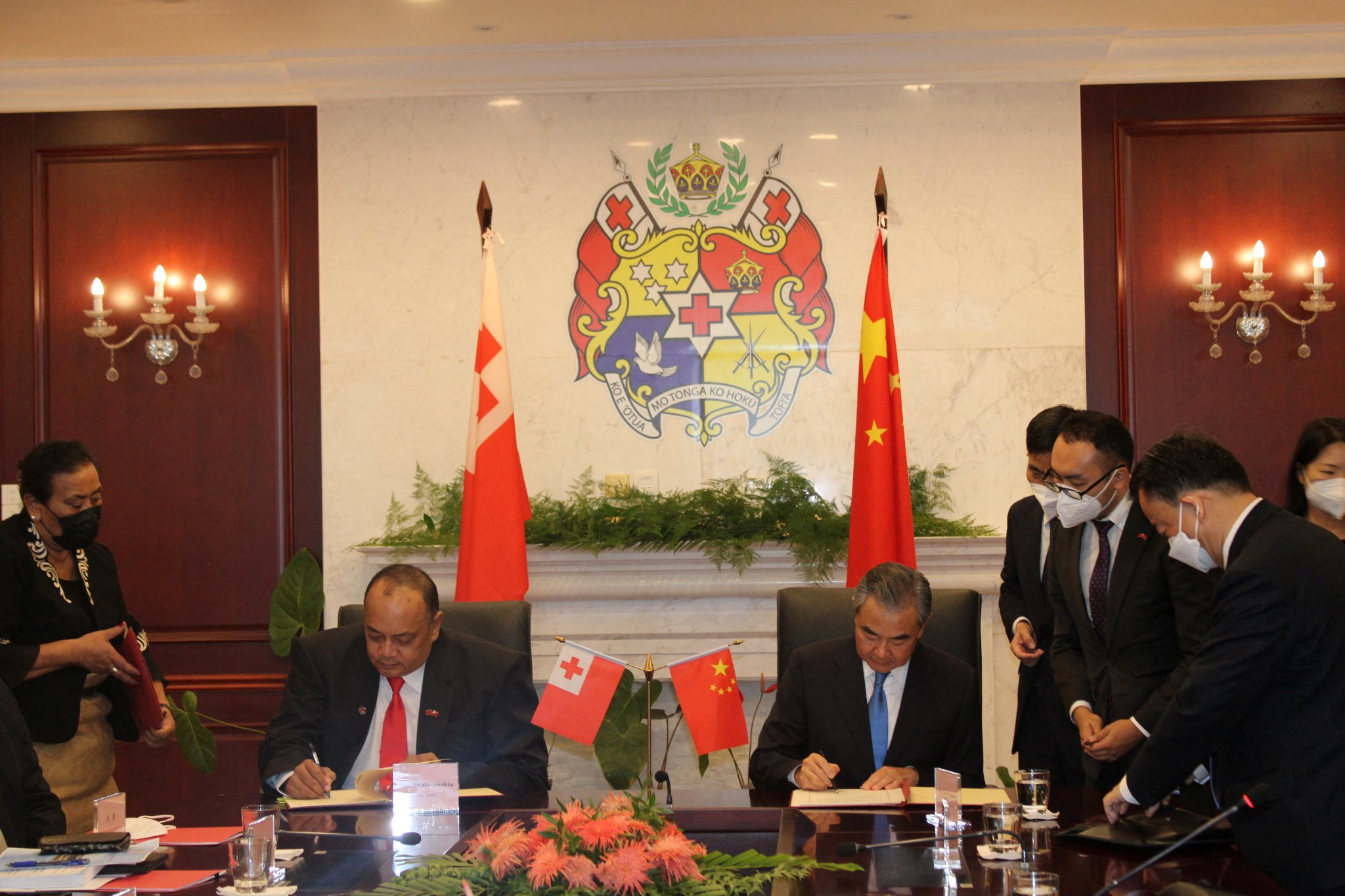 China's Foreign Minister Wang Yi visits Tonga