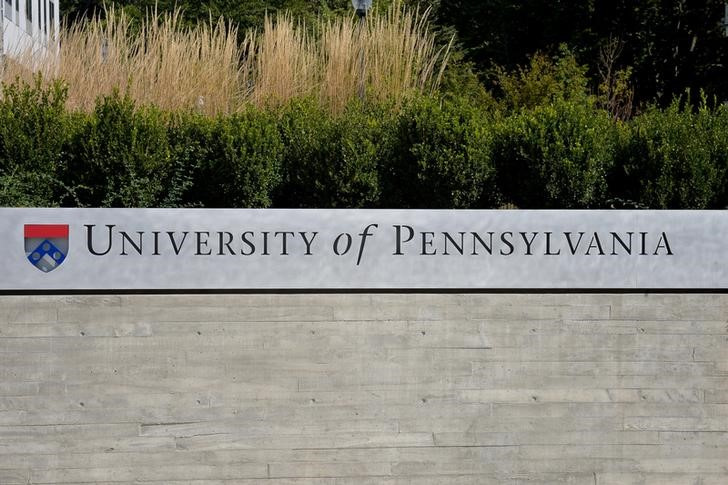 The campus of the University of Pennsyvania in Philadelphia, Pennsylvania