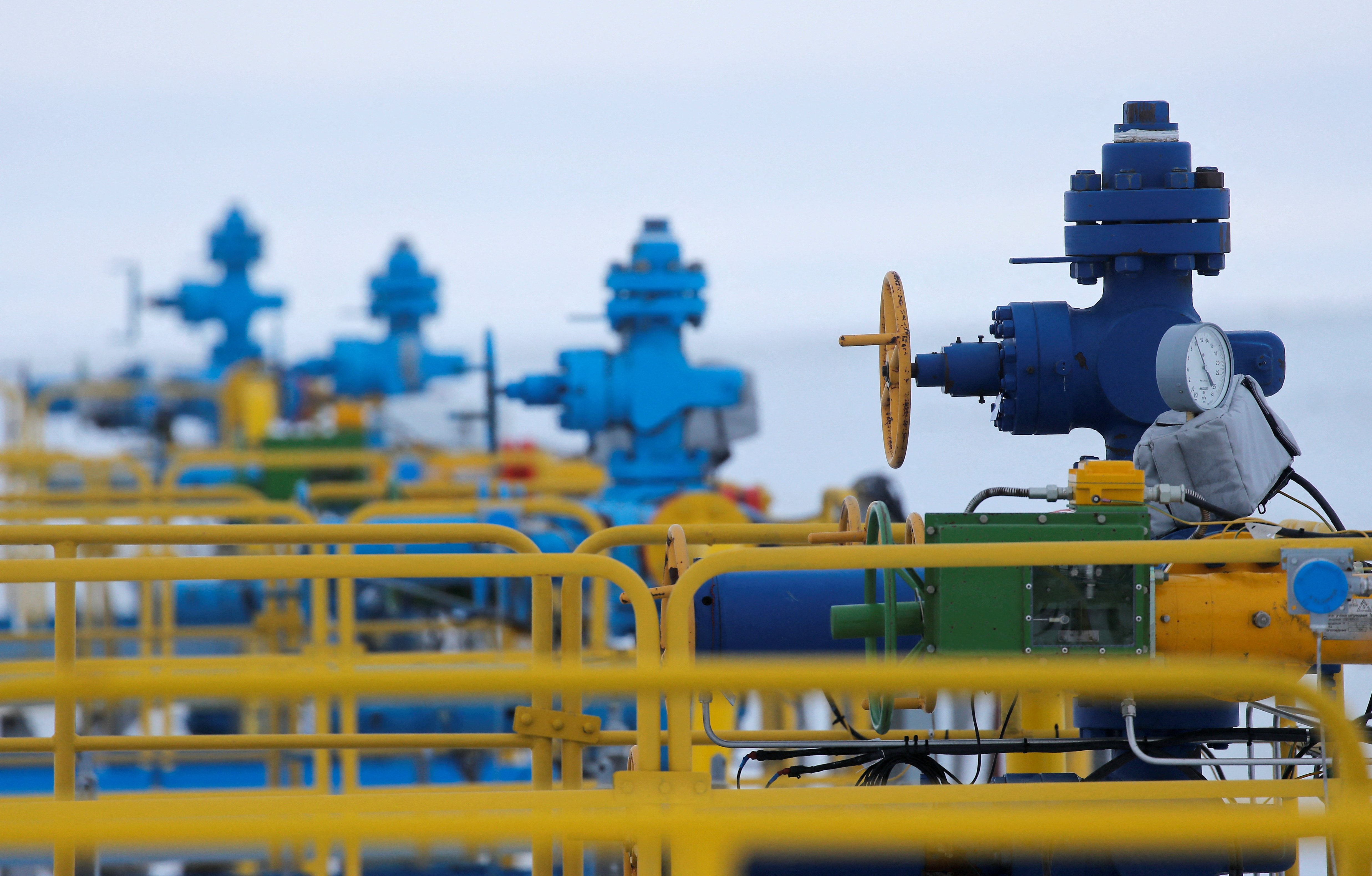 A view shows Gazprom's Bovanenkovo gas field