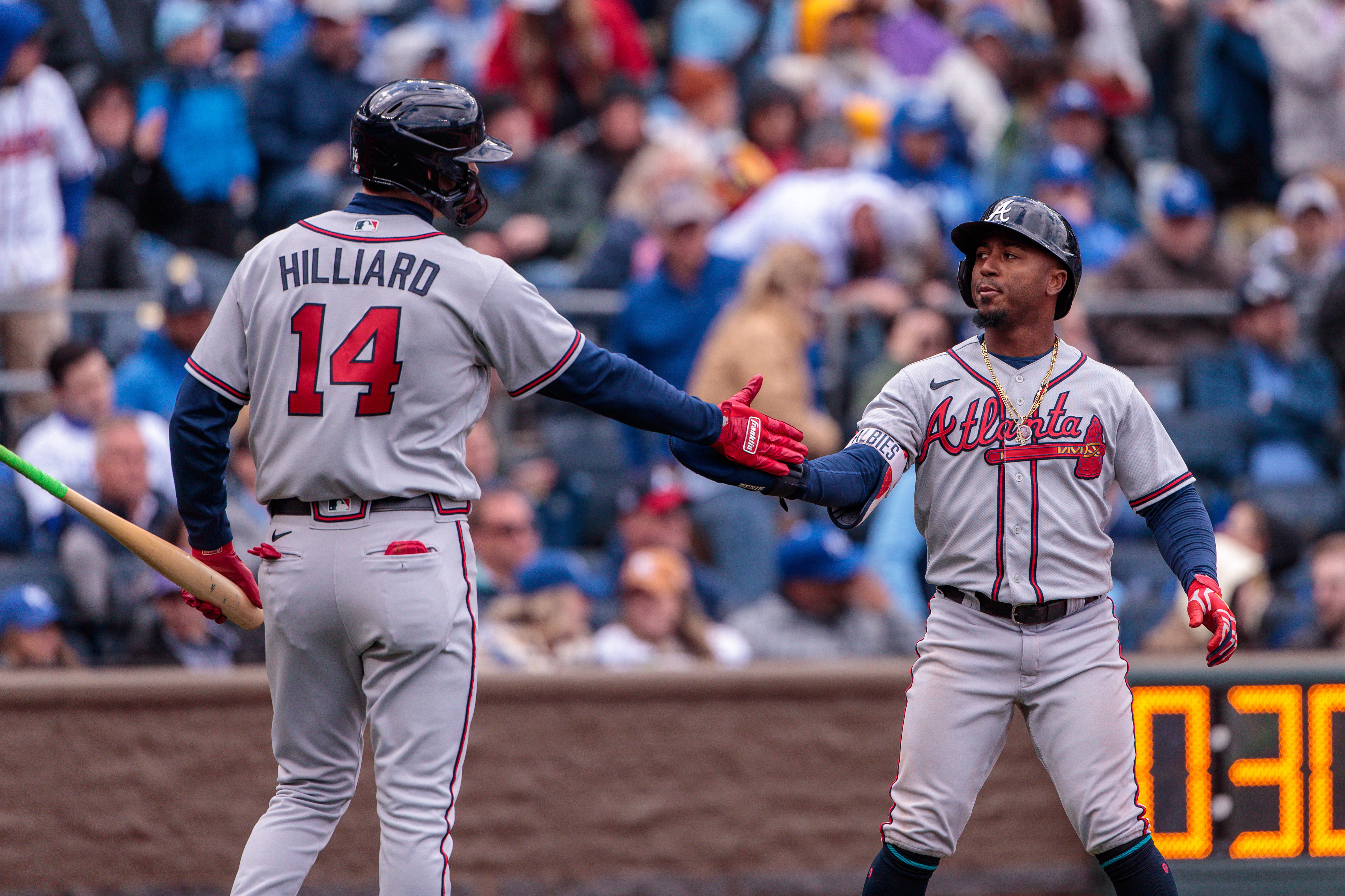 Murphy and Albies each have 4 RBIs as Braves beat Royals 9-3