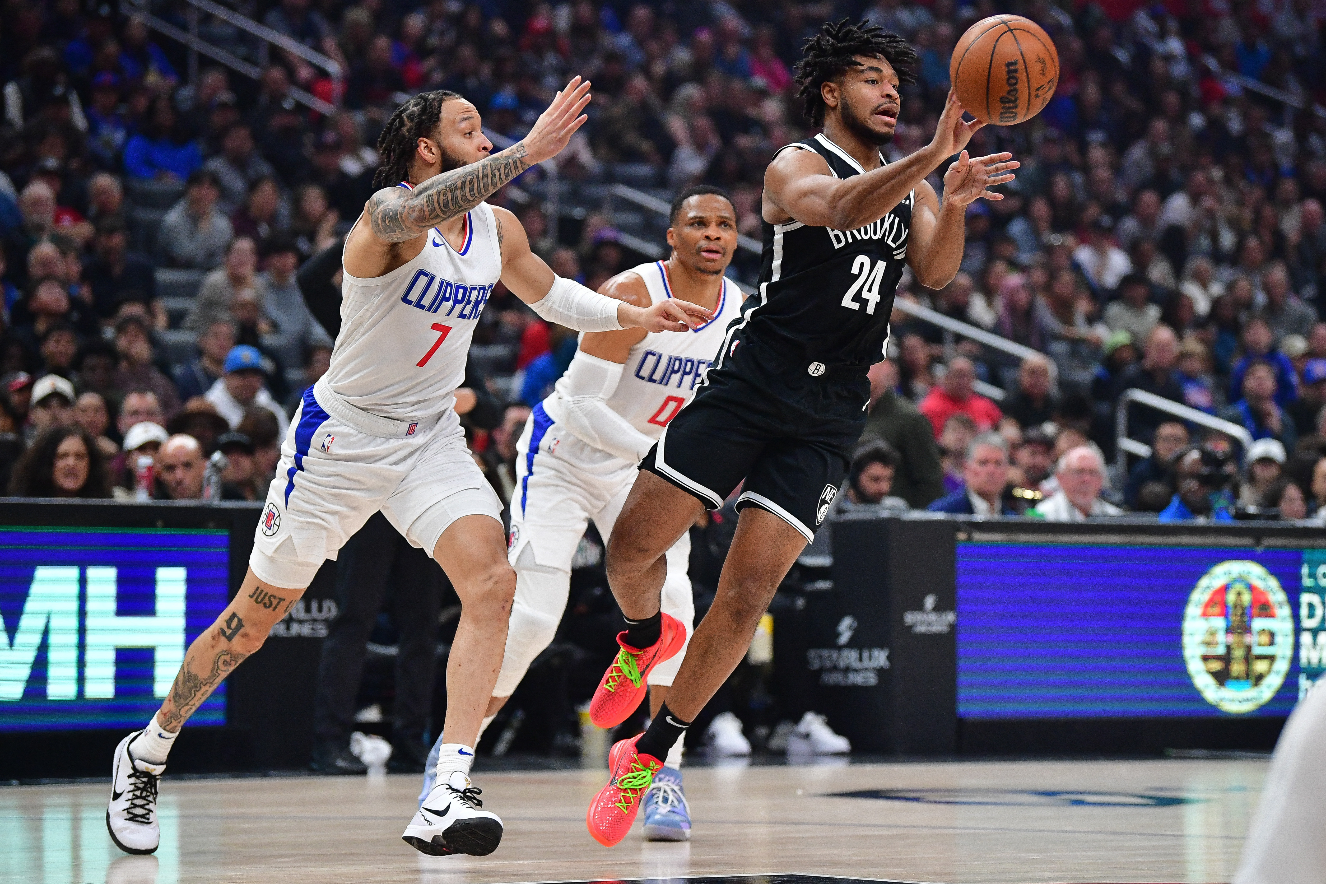 NBA: Brooklyn Nets at Los Angeles Clippers