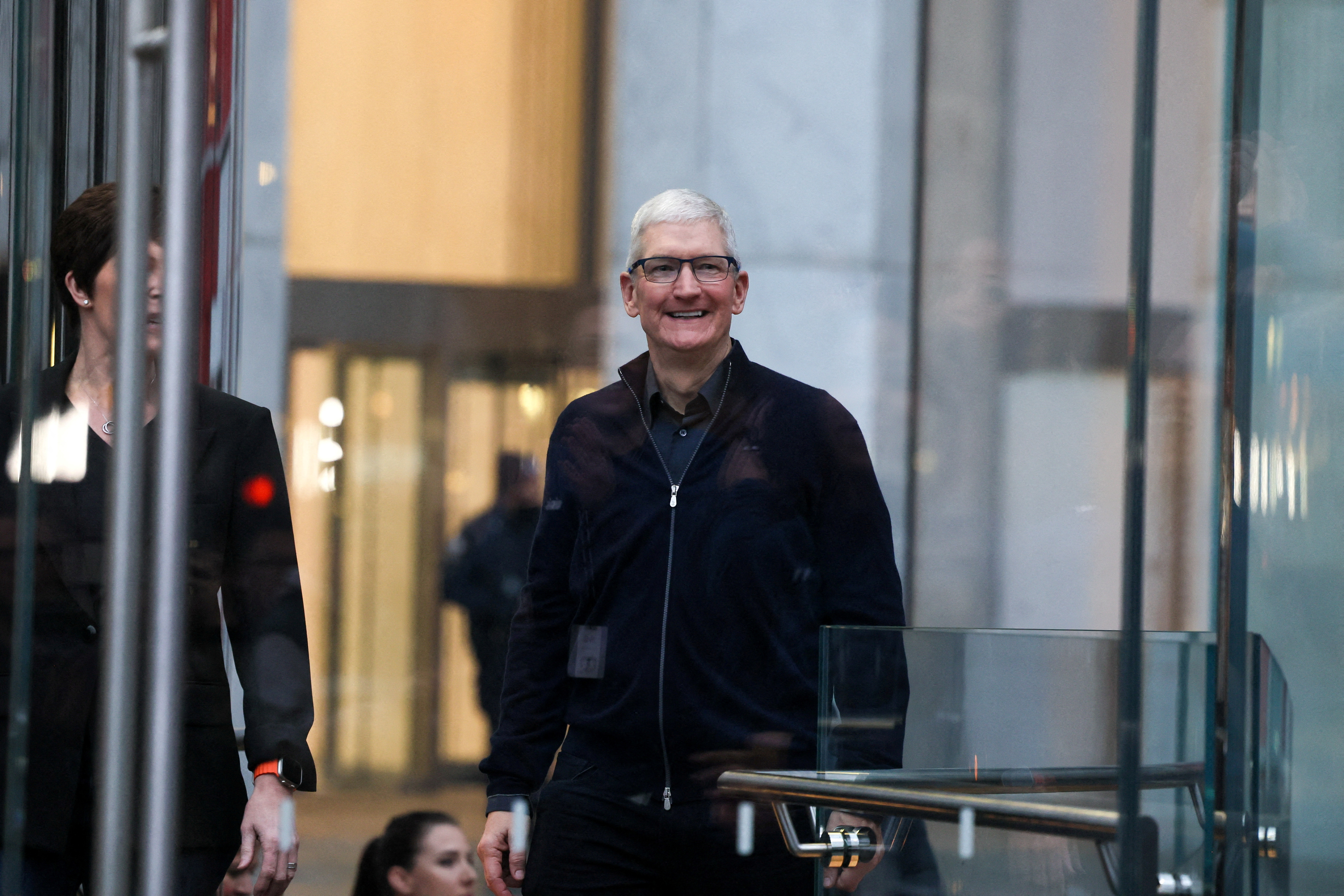 Apple CEO Tim Cook in New York City
