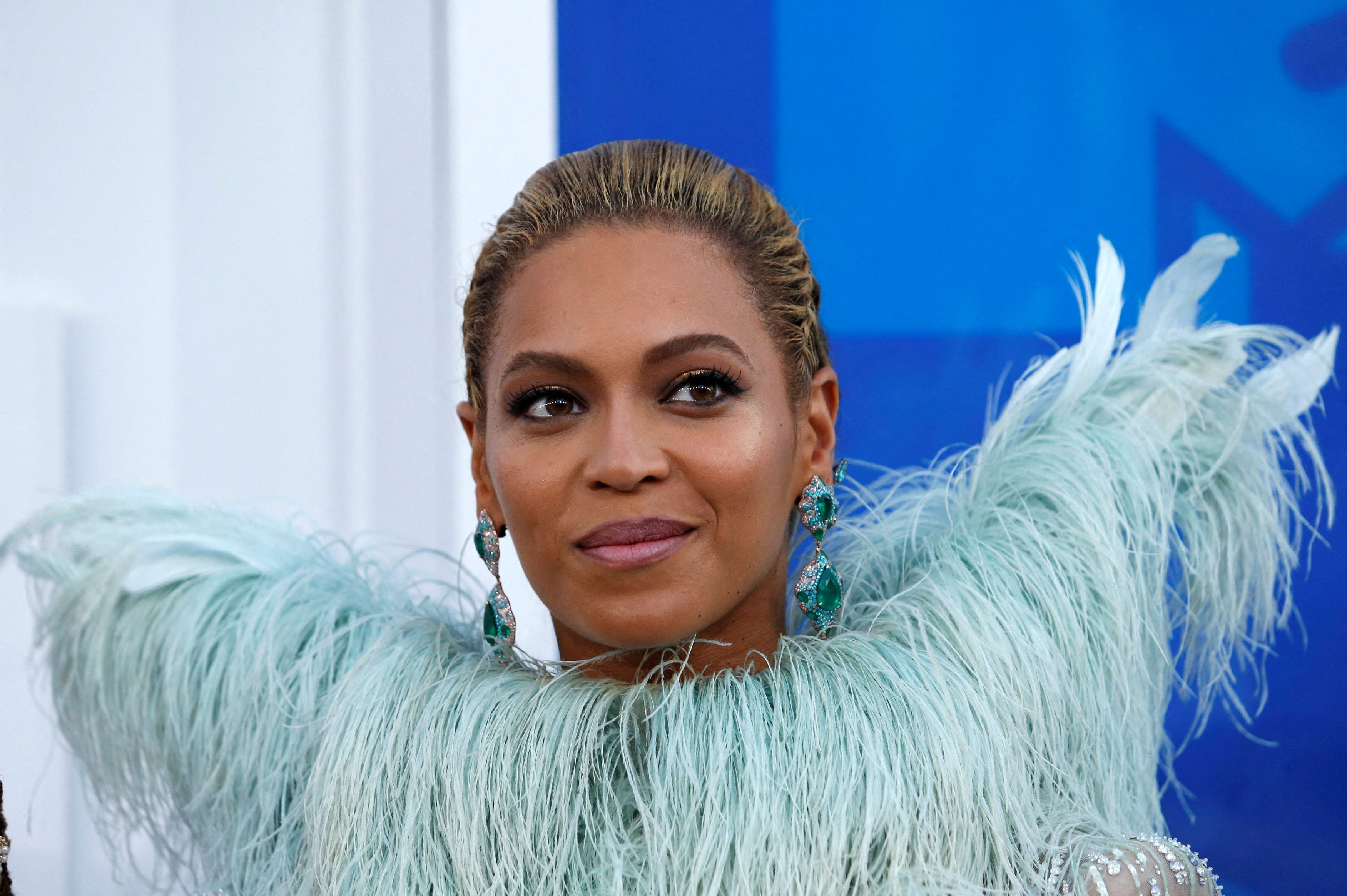 Singer Beyonce arrives at the 2016 MTV Video Music Awards in New York