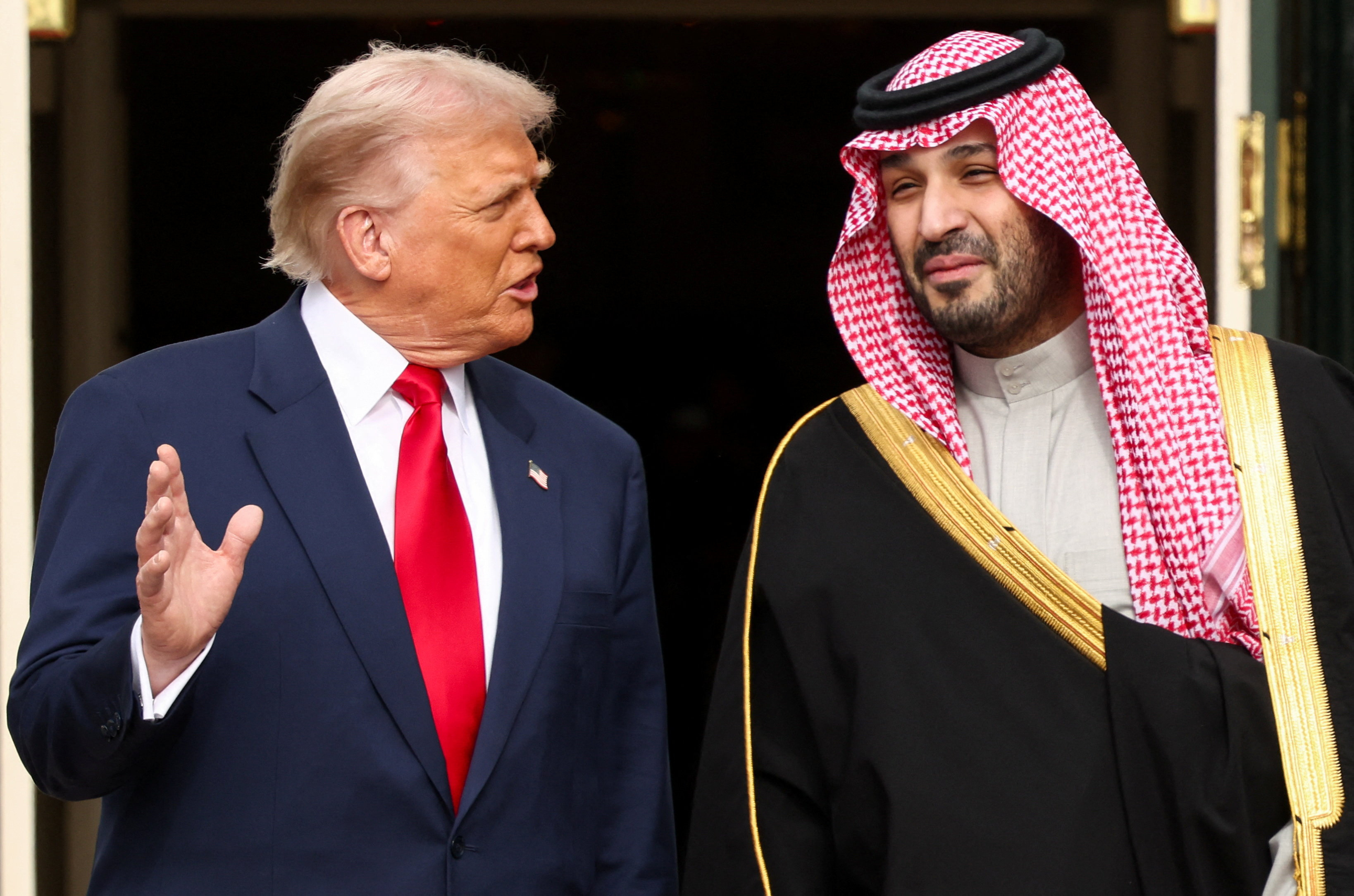 Trump says visiting Saudi crown prince knew nothing about Khashoggi  killing, contradicting US intel | Reuters