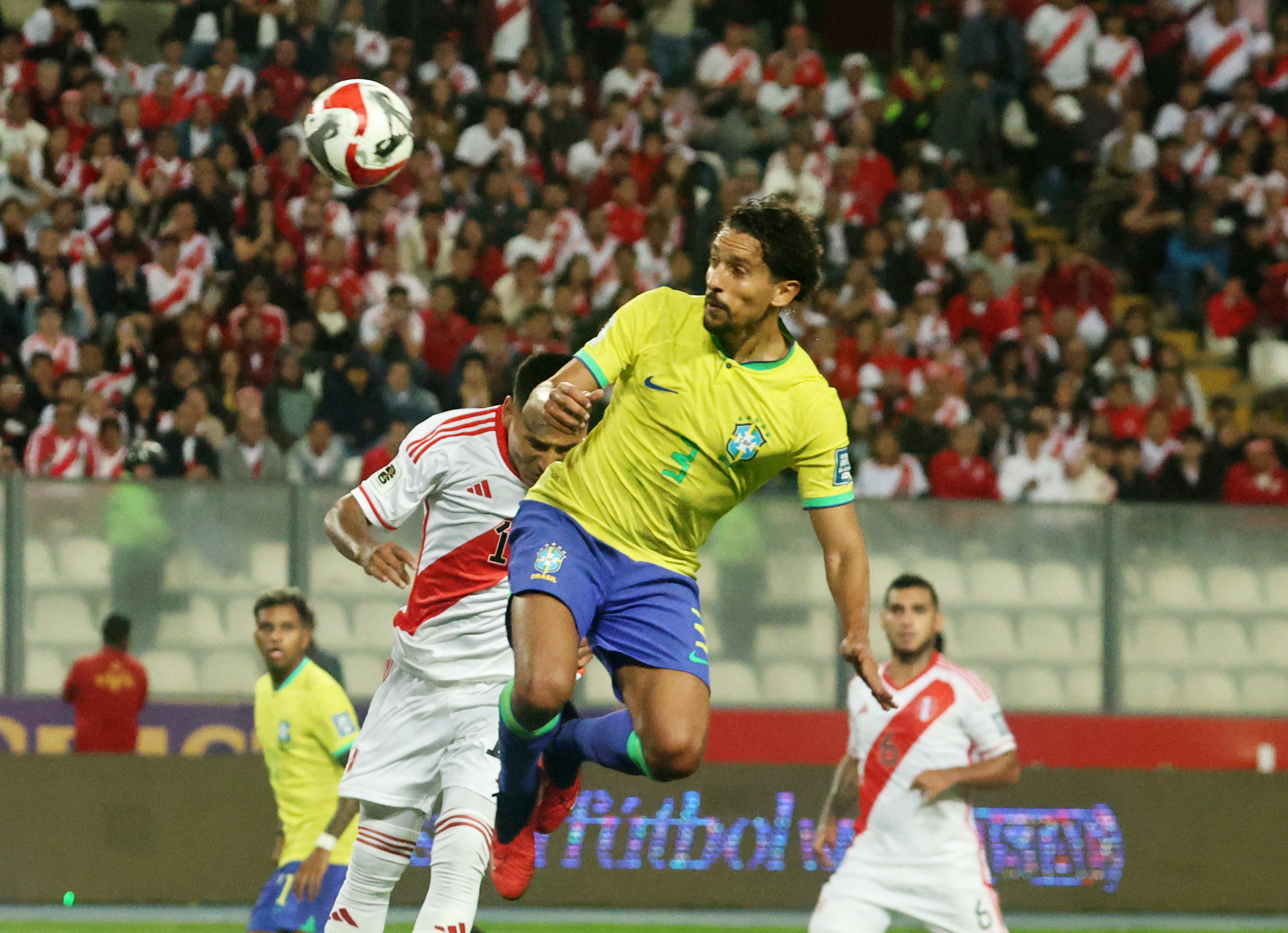 Marquinhos earns Brazil late win over Peru Reuters
