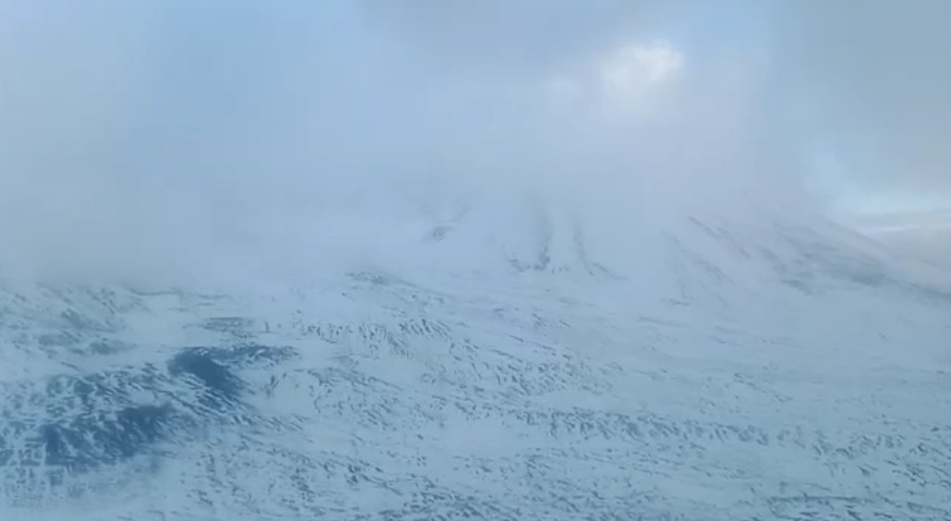 A view shows Klyuchevskaya Sopka volcano in Kamchatka region