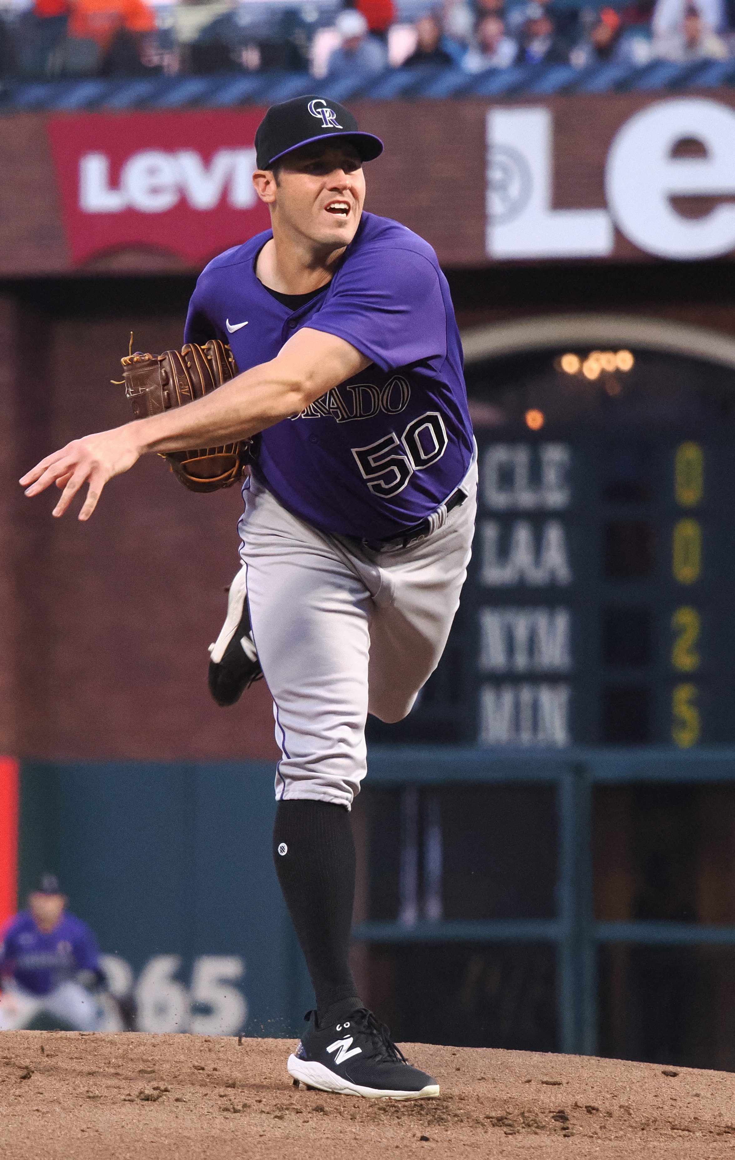 Wilmer Flores draws bases-loaded walk for go-ahead run, Giants come back  twice to beat Rockies 9-8 - The San Diego Union-Tribune