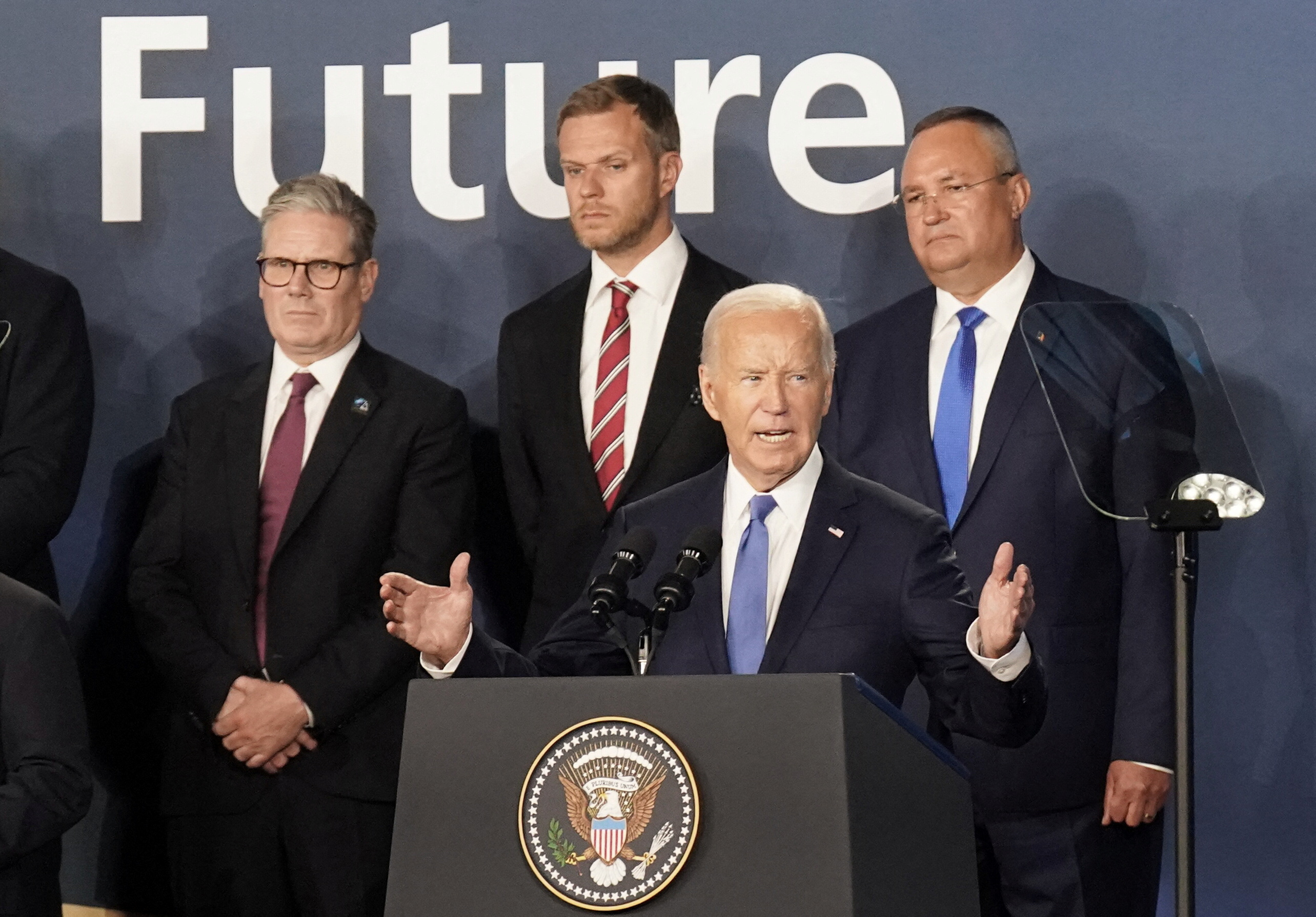 European leaders defend Biden NATO summit gaffes, media says he's done ...