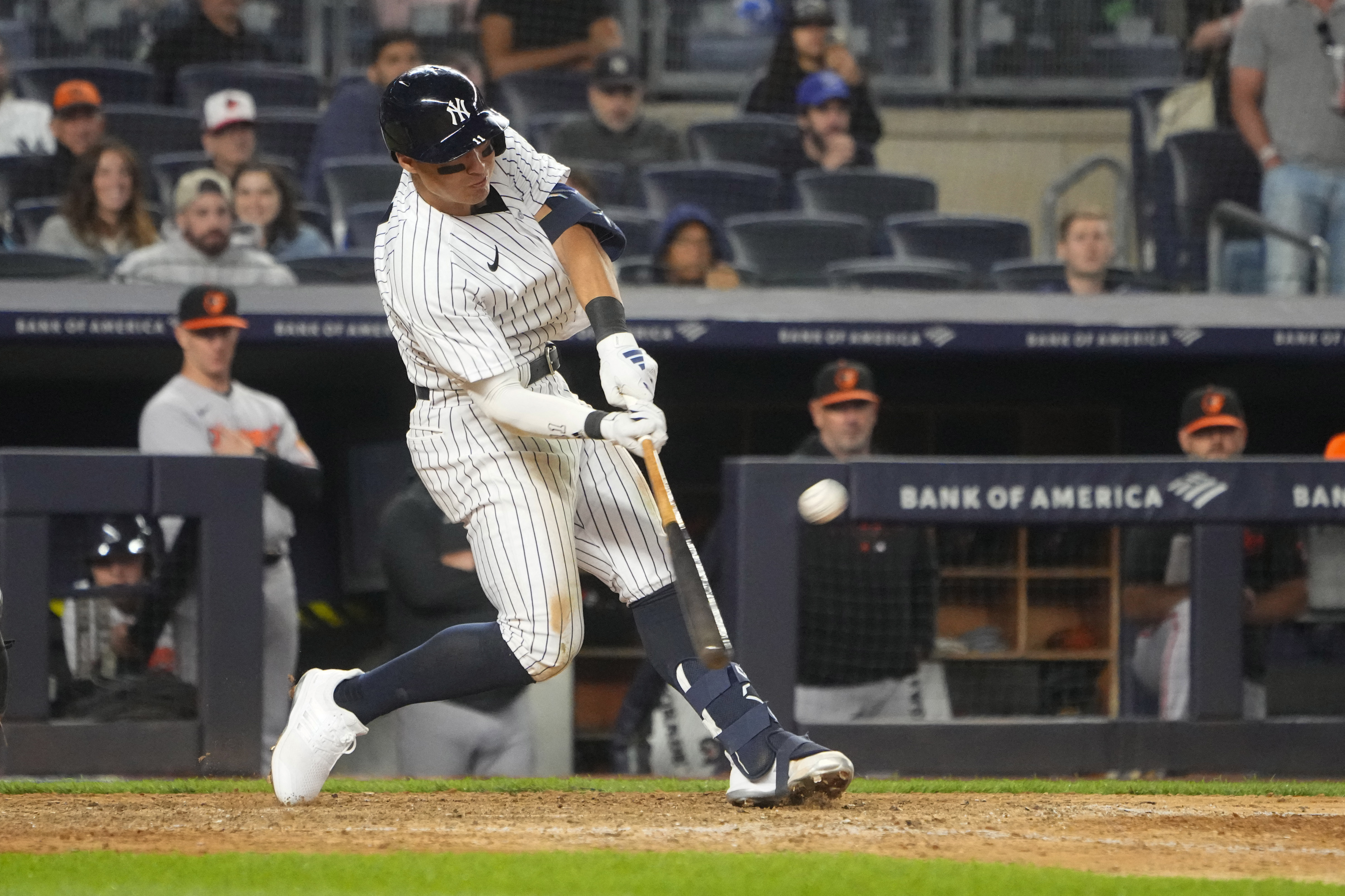 Judge hits tying homer in 9th, Volpe wins it in 10th as Yankees rally past  Orioles 6-5 in Bronx