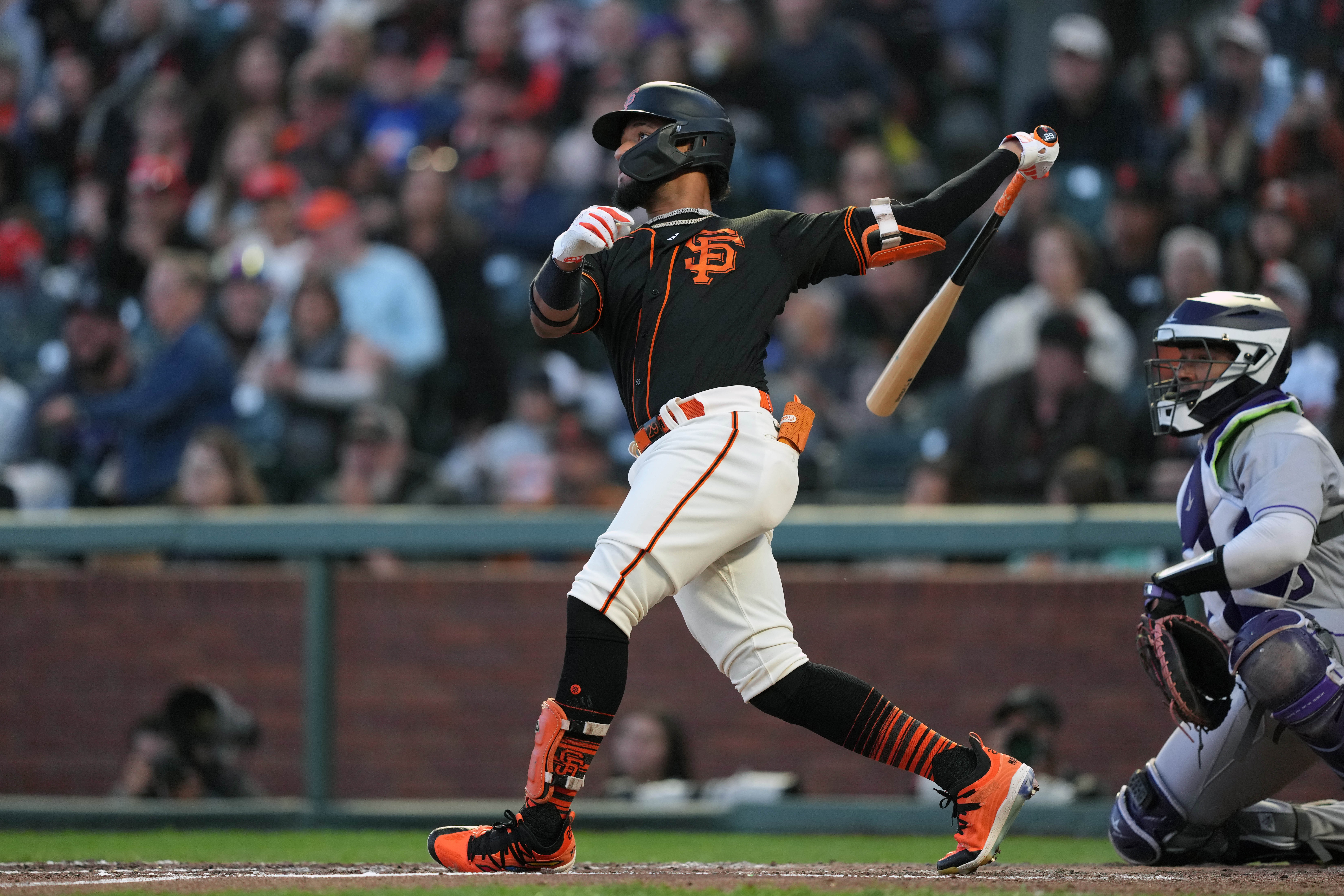 JD Davis HAMMERS a Three-Run Home Run!, 3rd HR of 2023!, San Francisco  Giants