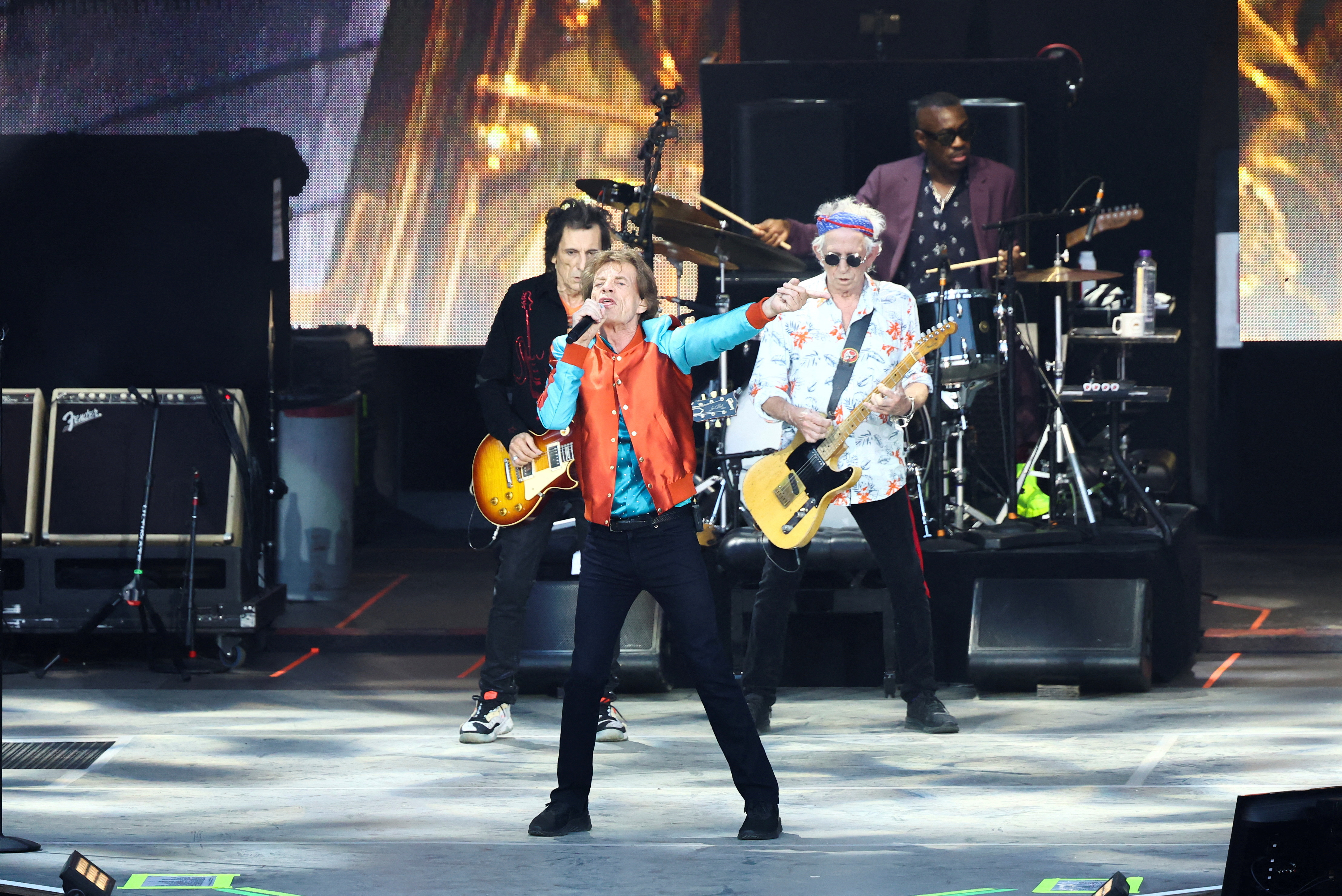 Los Rolling Stones actúan como parte de su "Stones Sixty Europe 2022 Tour" en Berlín