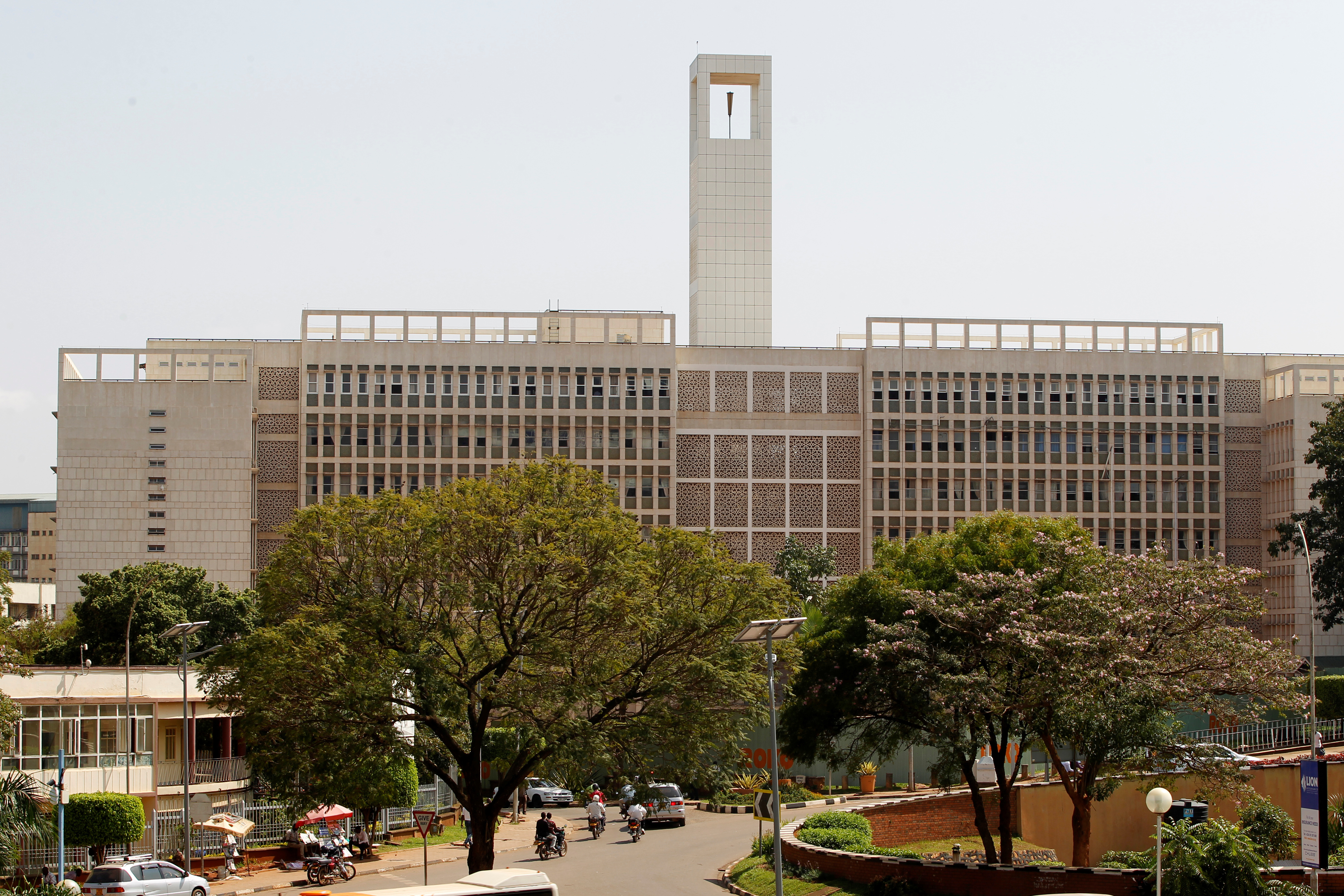 The parliament of the republic of Uganda in capital Kampala