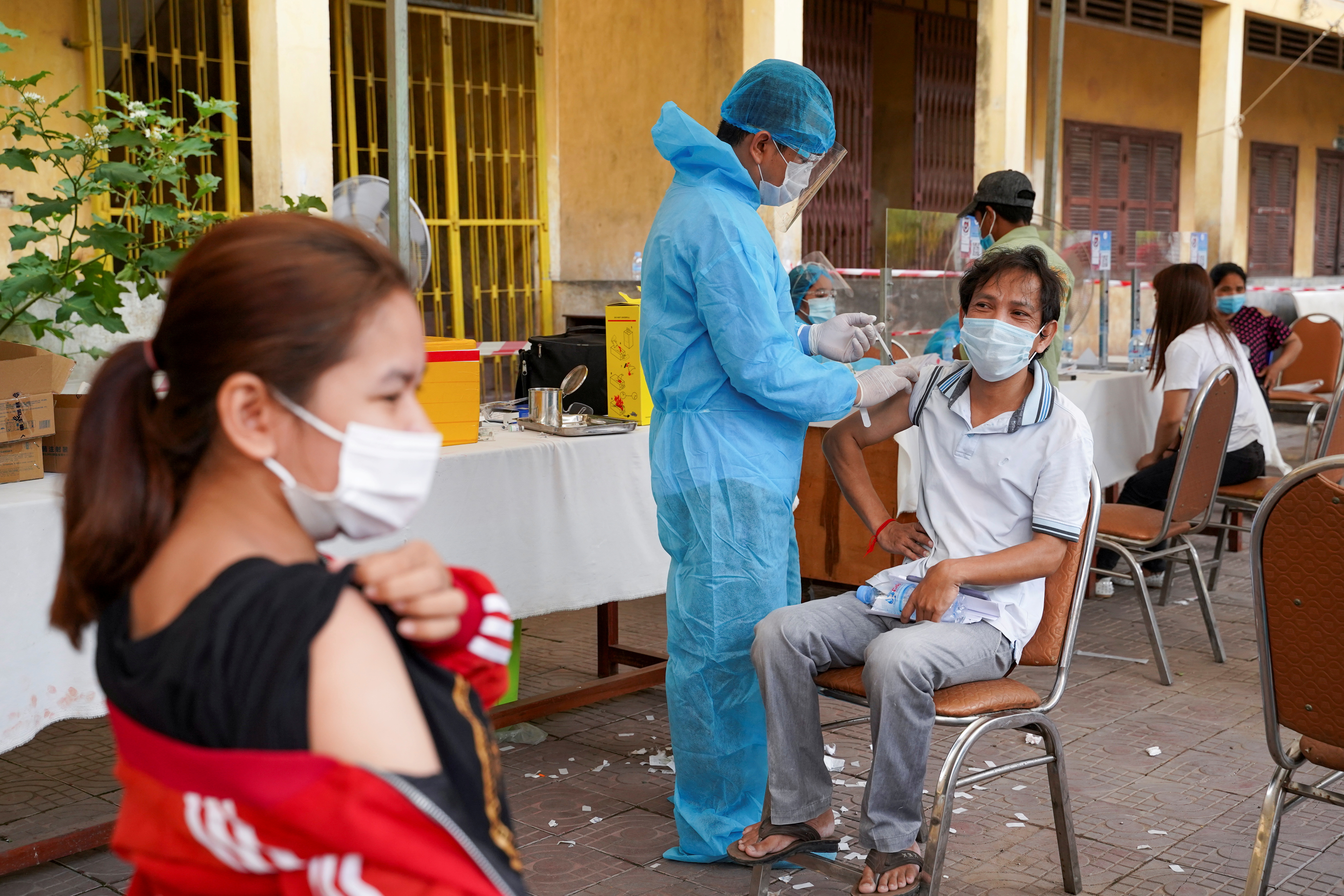 Cambodia vaccination rate