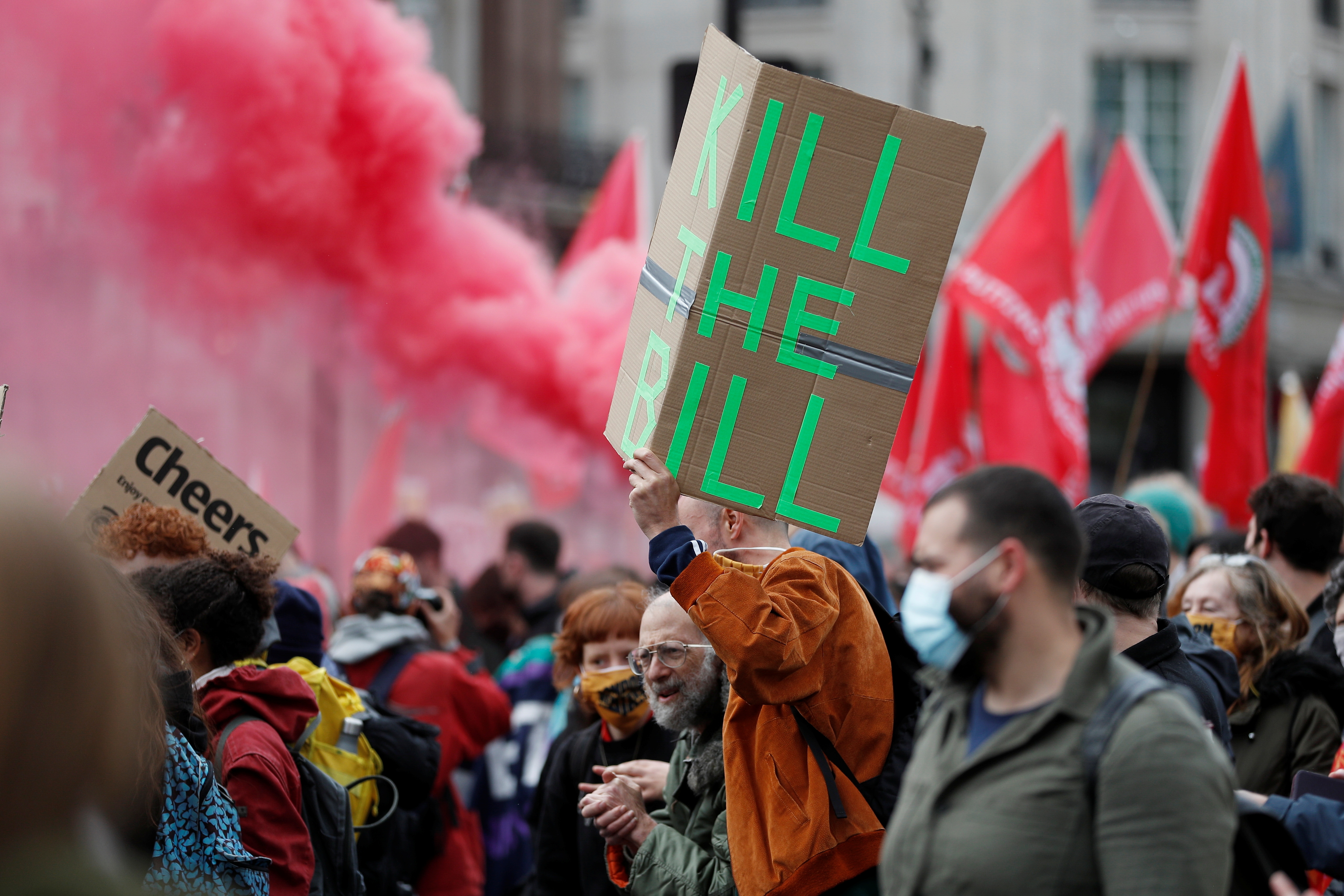 ''Kill the Bill'' protest in London