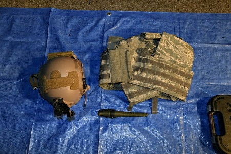 Photo evidence collected during the investigation into U.S. Air National Guardsman Jack Teixeira, who is accused of leaking classified documents online, is released in a document by the U.S. Department of Justice