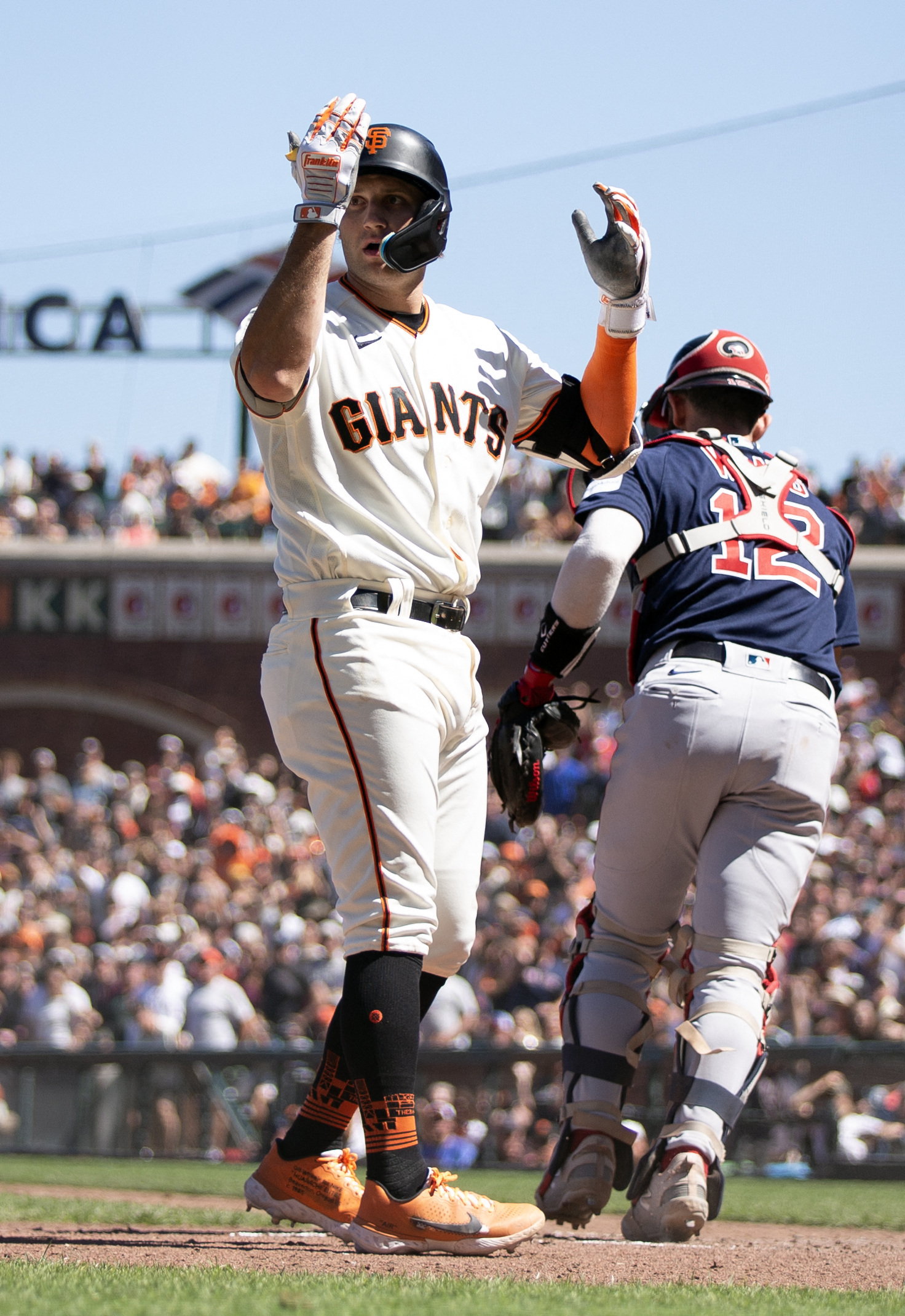 Joc Pederson's 11th-inning single lifts San Francisco Giants past Boston  Red Sox 4-3 - ABC7 San Francisco