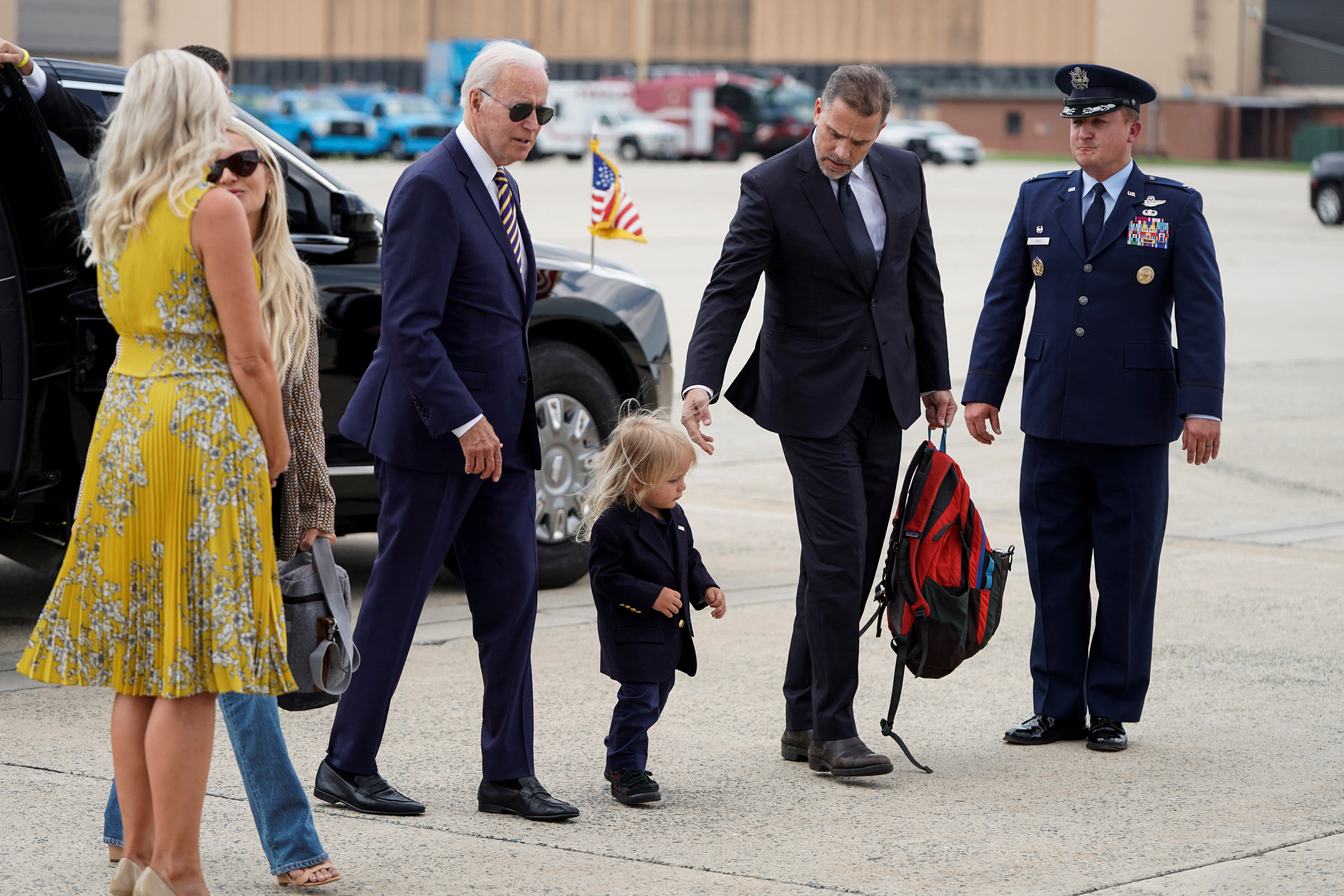 U.S. President Joe Biden departs for South Carolina from Joint Base Anderews in Maryland