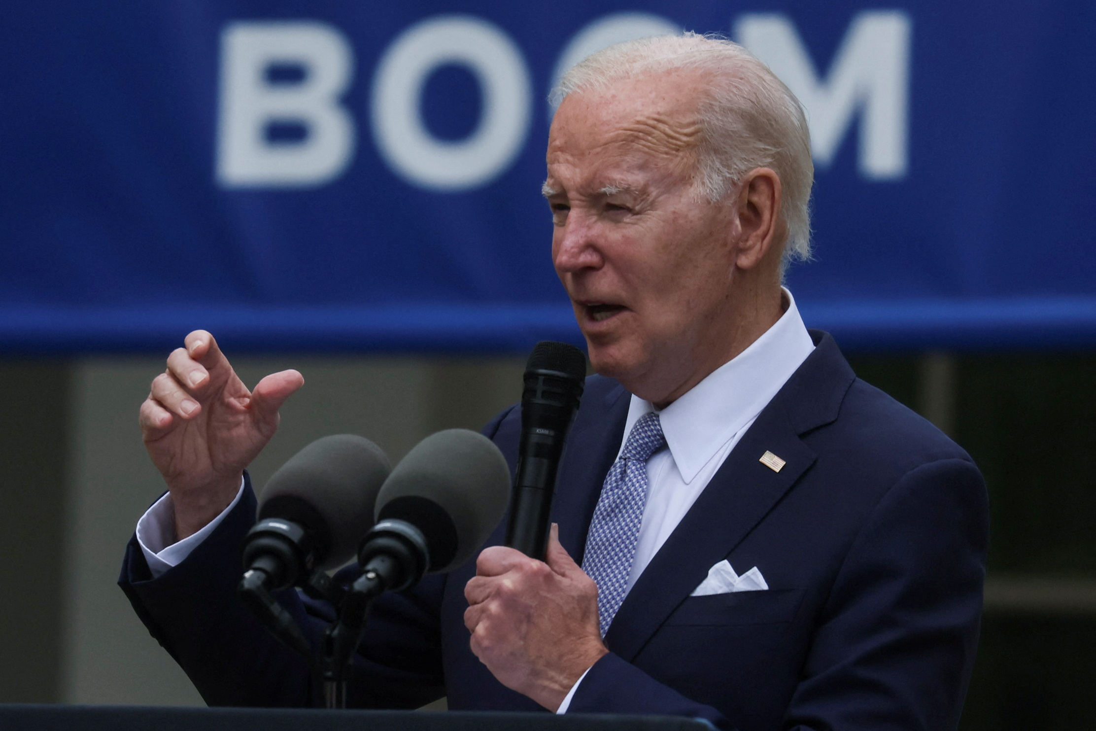U.S. President Joe Biden holds event marking National Small Business Week at the White House in Washington