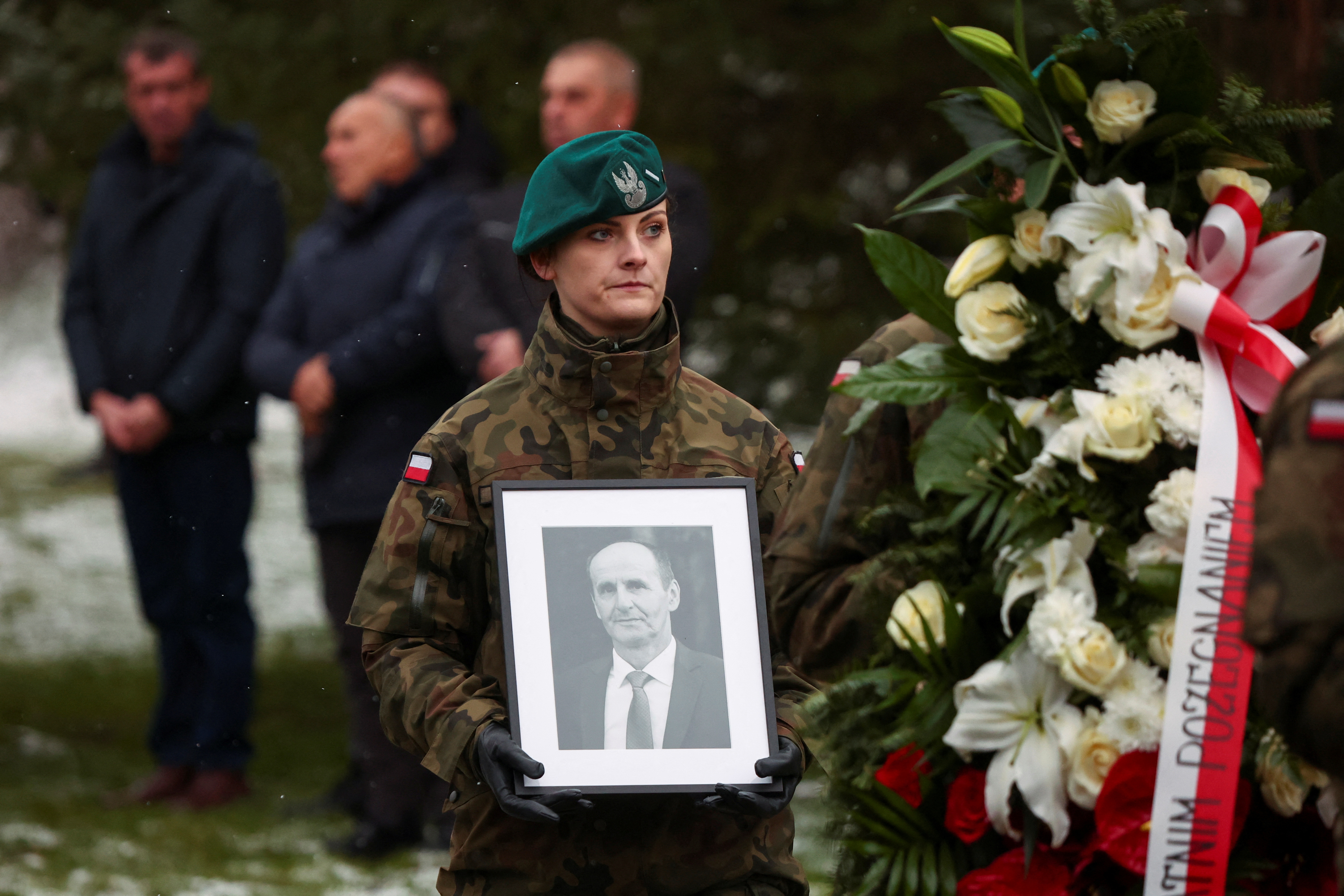 Funeral of victim killed by a missile in Przewodow