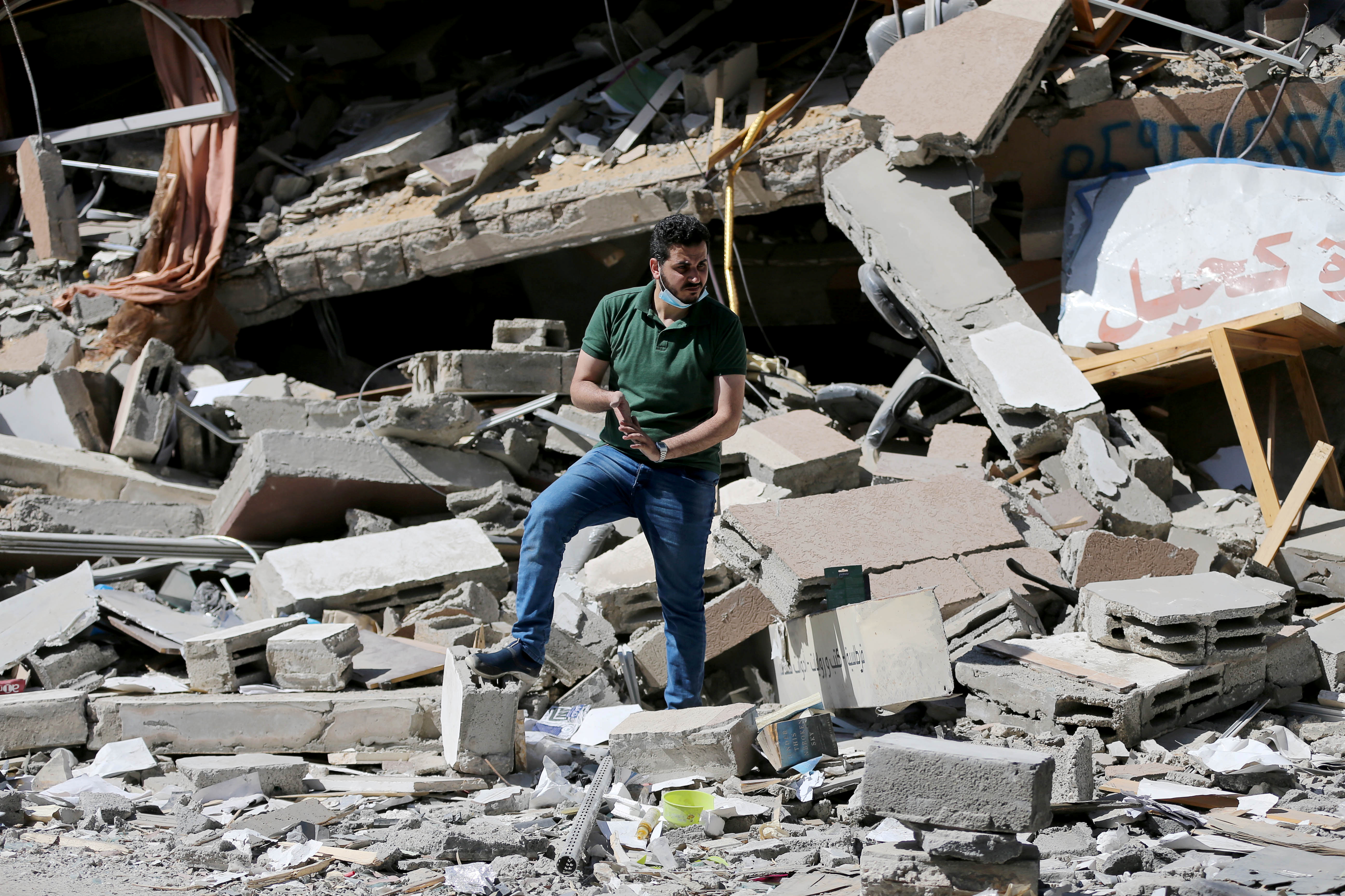 Destroyed in Israeli strike, Gaza's largest bookshop to be rebuilt after GoFundMe campaign
