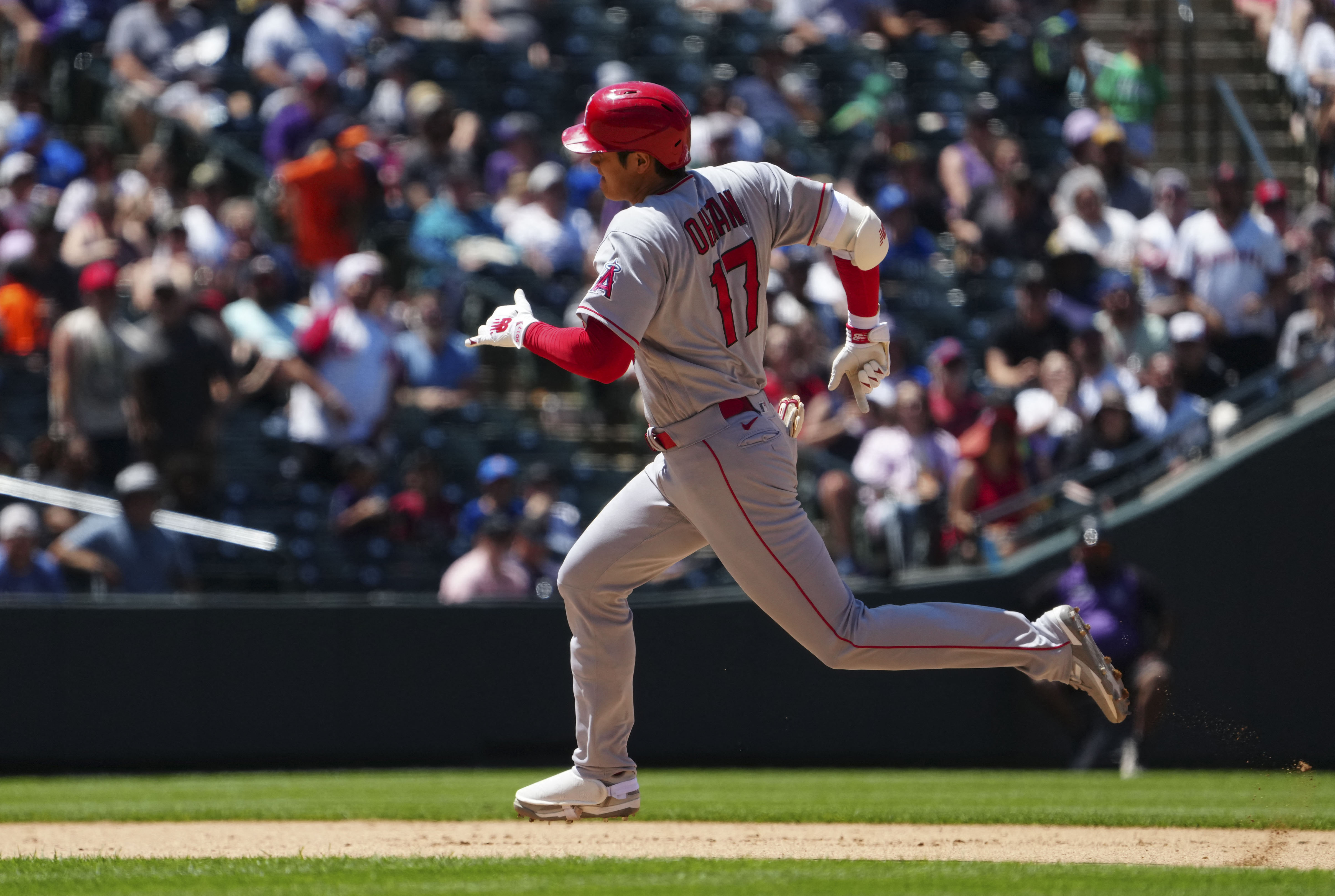 MLB home runs leader Mike Trout visits Coors Field as Rockies