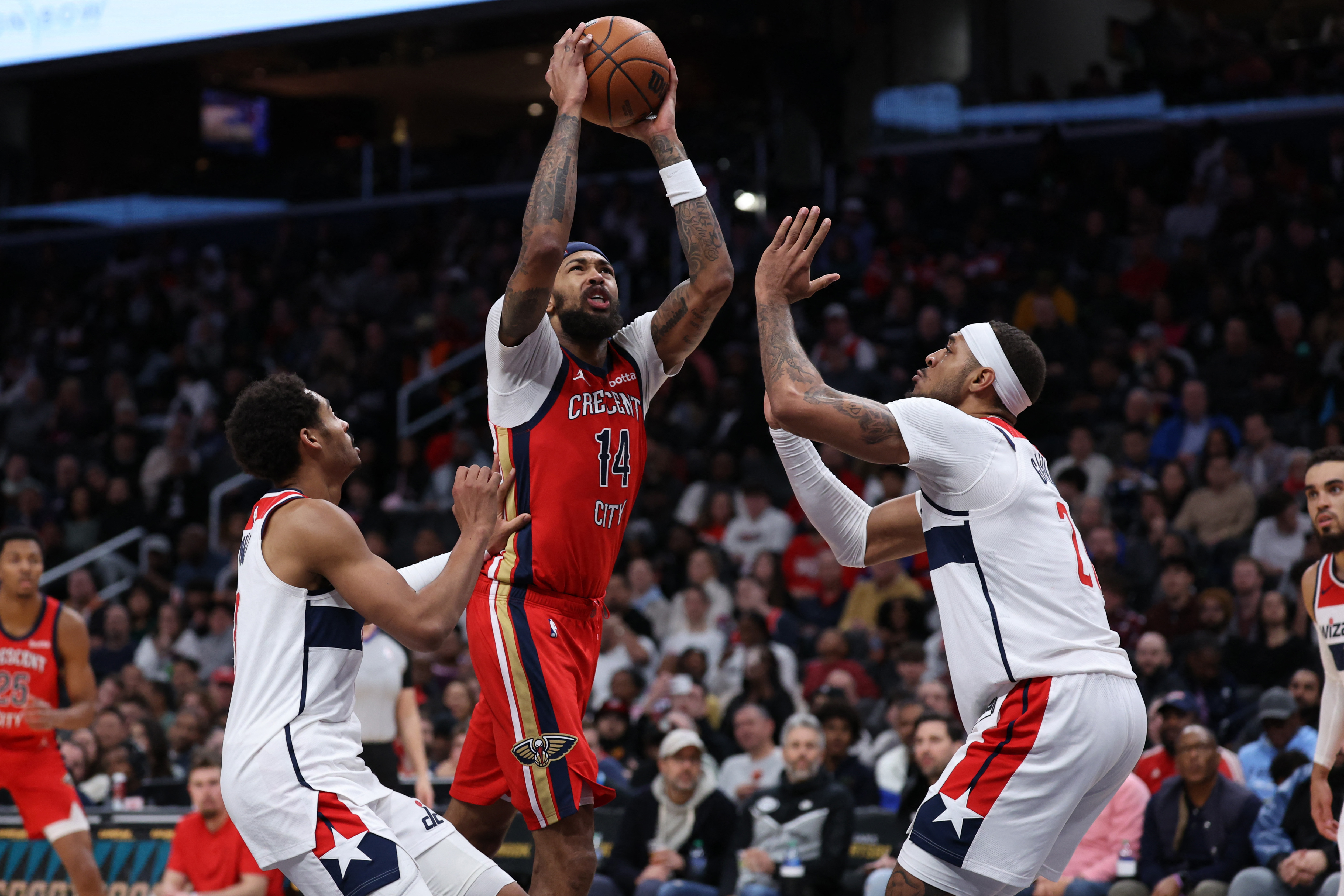 Brandon Ingram nets 40 as Pelicans overwhelm Wizards