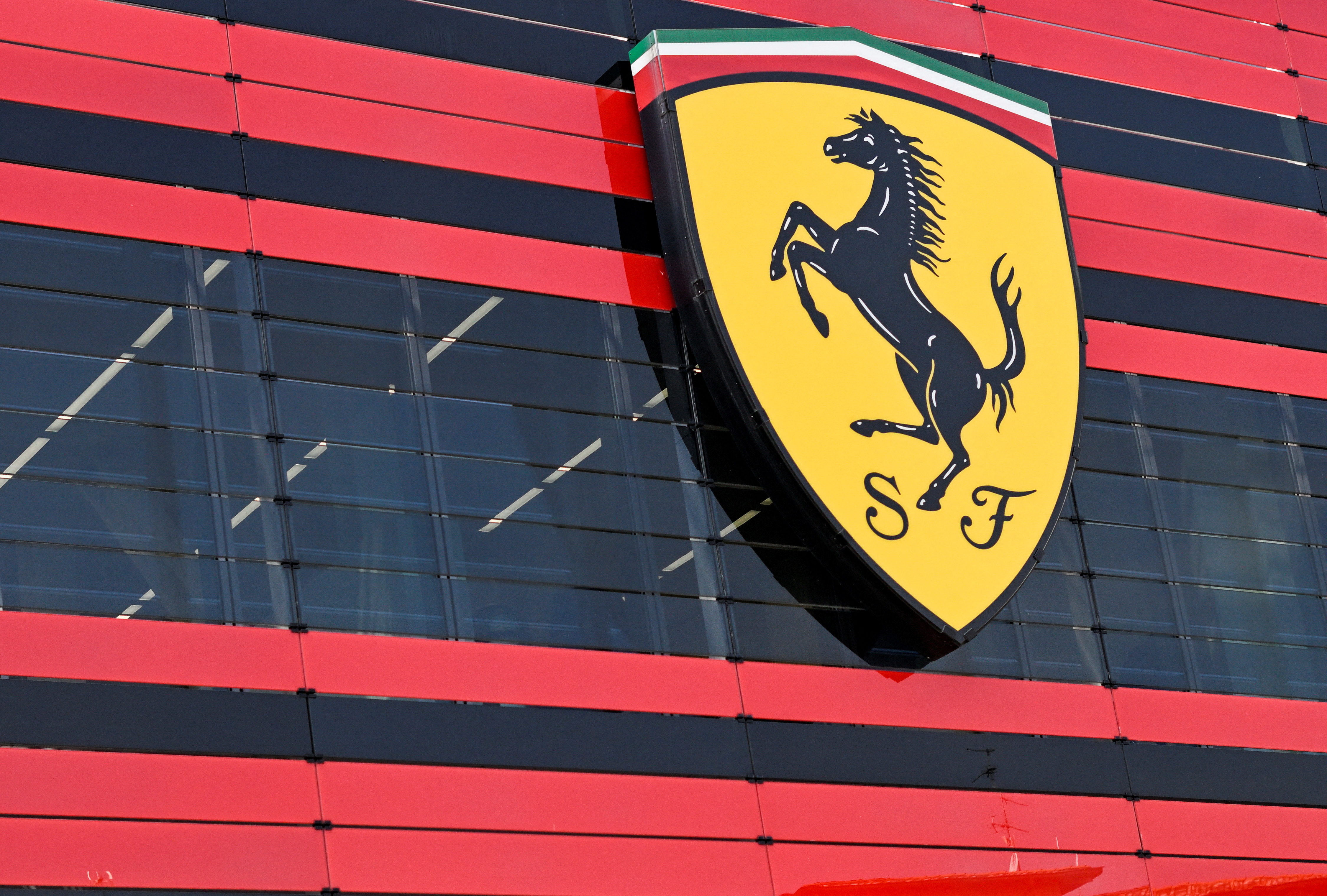 Ferrari CEO Benedetto Vigna unveils the company's new long term strategy, in Maranello