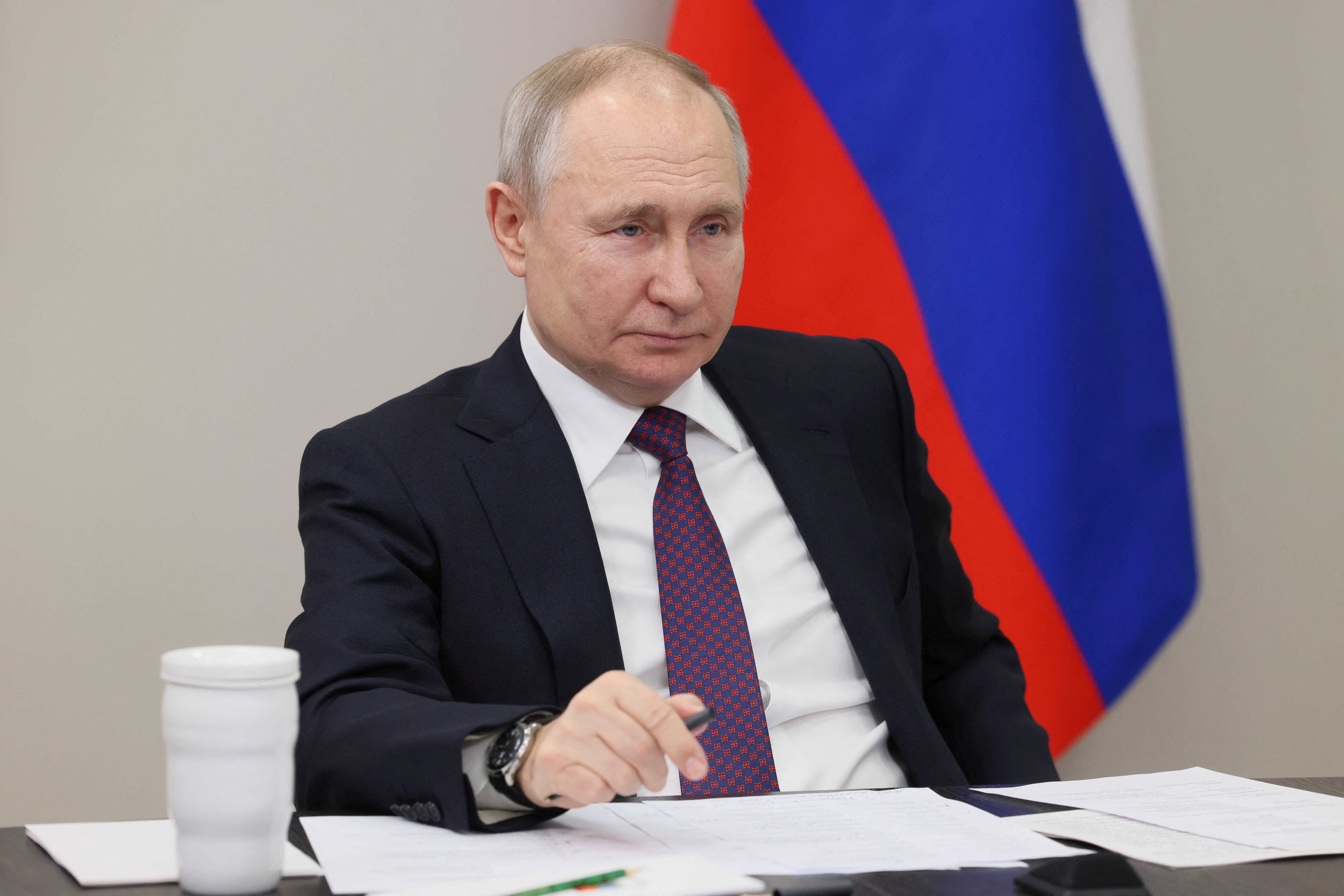 Russian President Vladimir Putin chairs a meeting on the development of the Far East, in Ulan-Ude