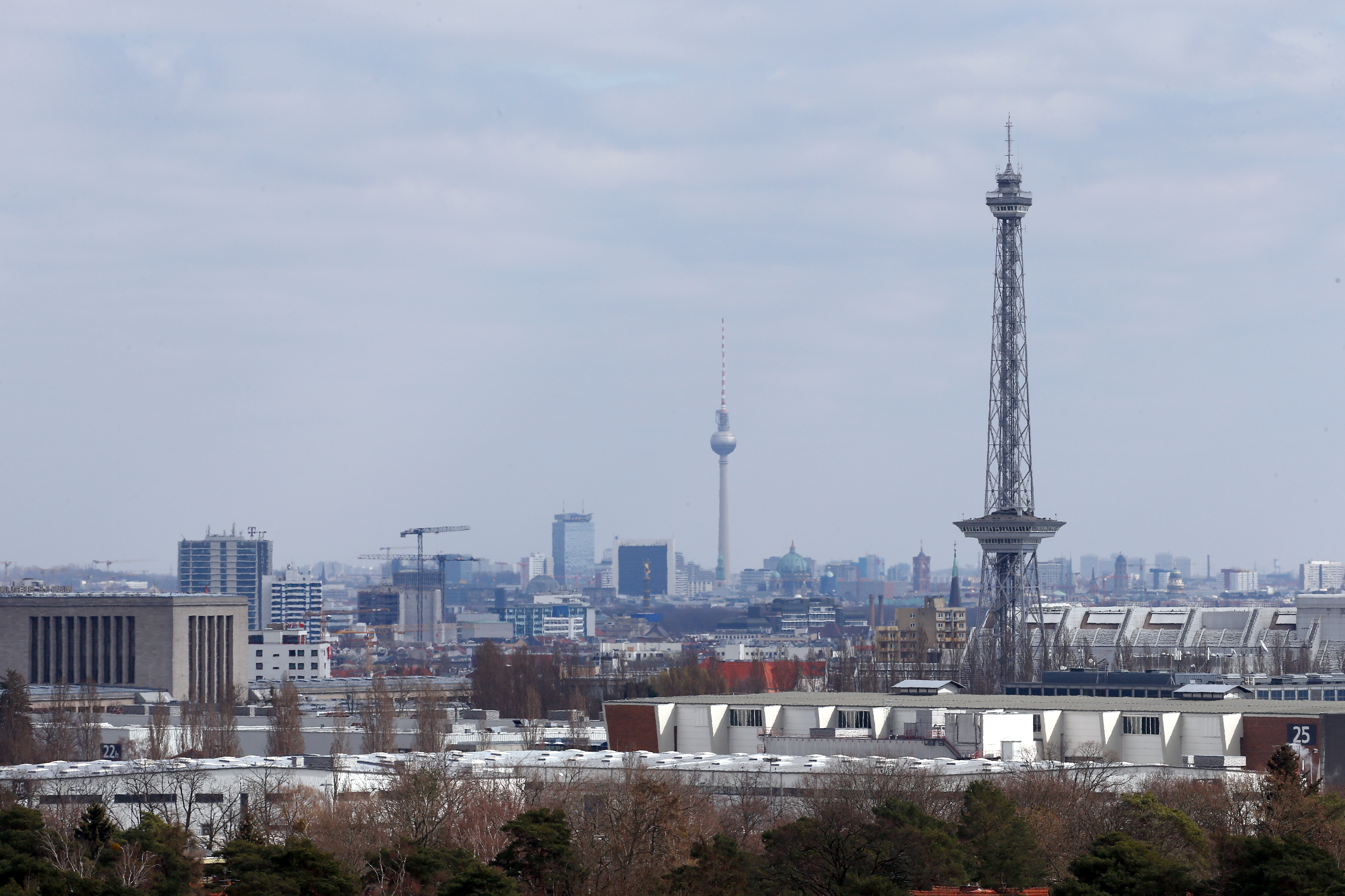 Berlin skyline, 2020