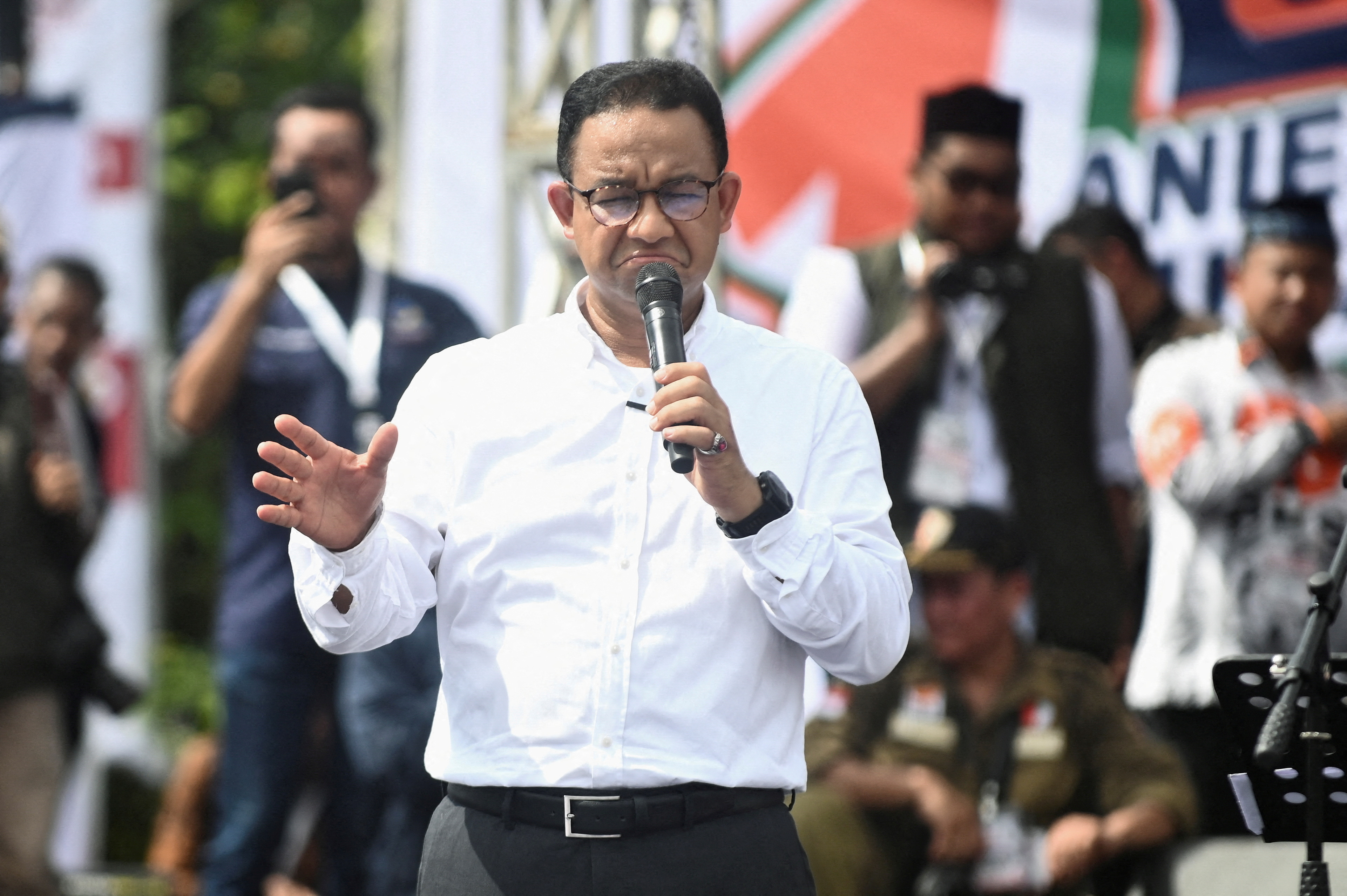 Presidential candidate Anies Baswedan campaign rally in Banda Aceh