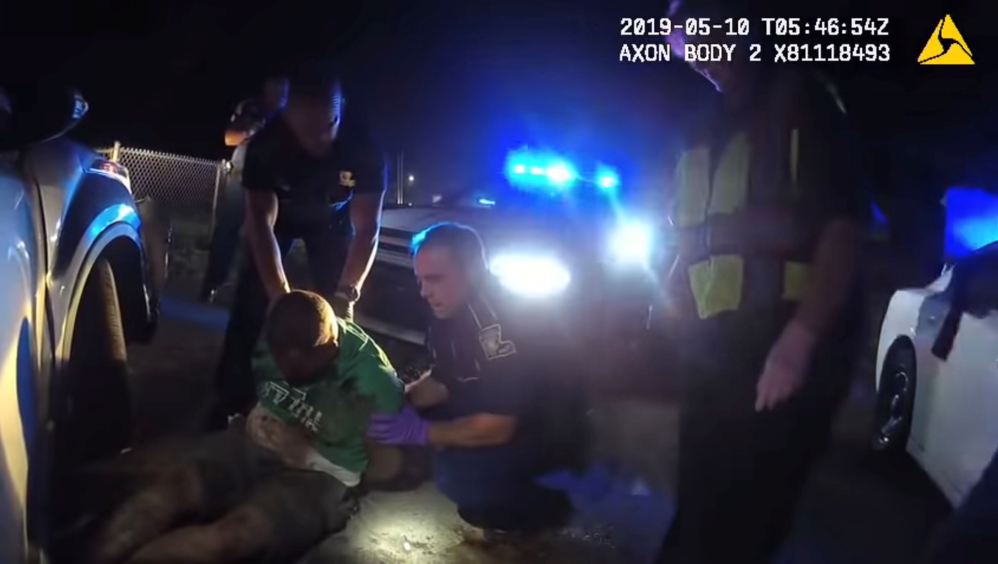 Bodycam footage of Ronald Greene's arrest near Monroe, Louisiana